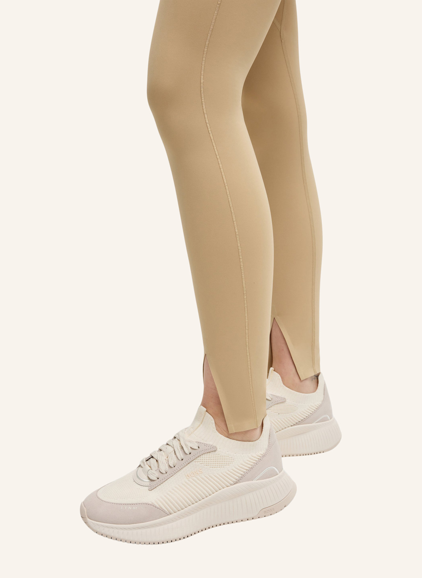 BOSS Turnschuh TTNMEVO_SLON_LOWKN: WEISS