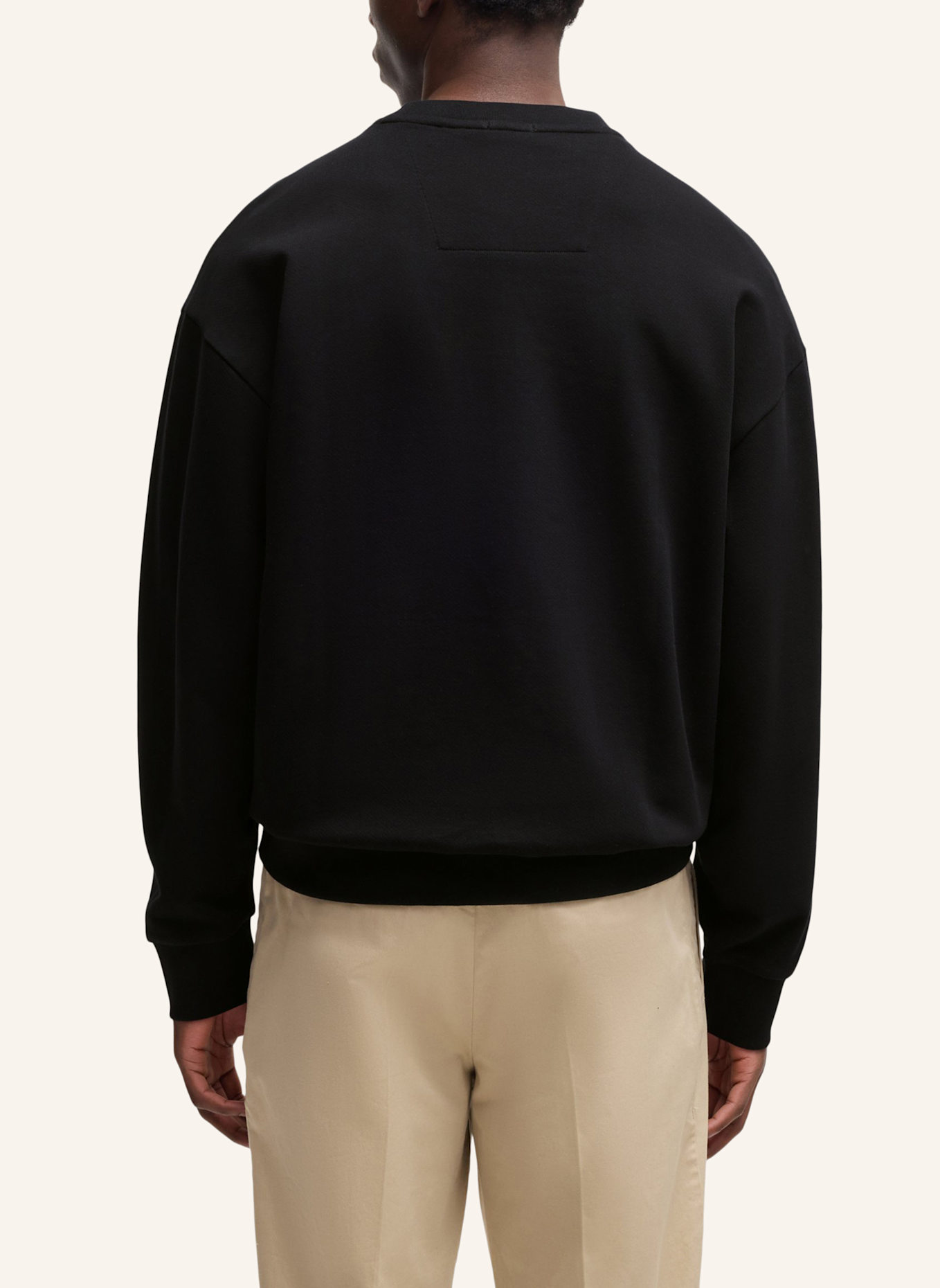 BOSS Sweatshirt C-SOLERI 26 Relaxed Fit: SCHWARZ