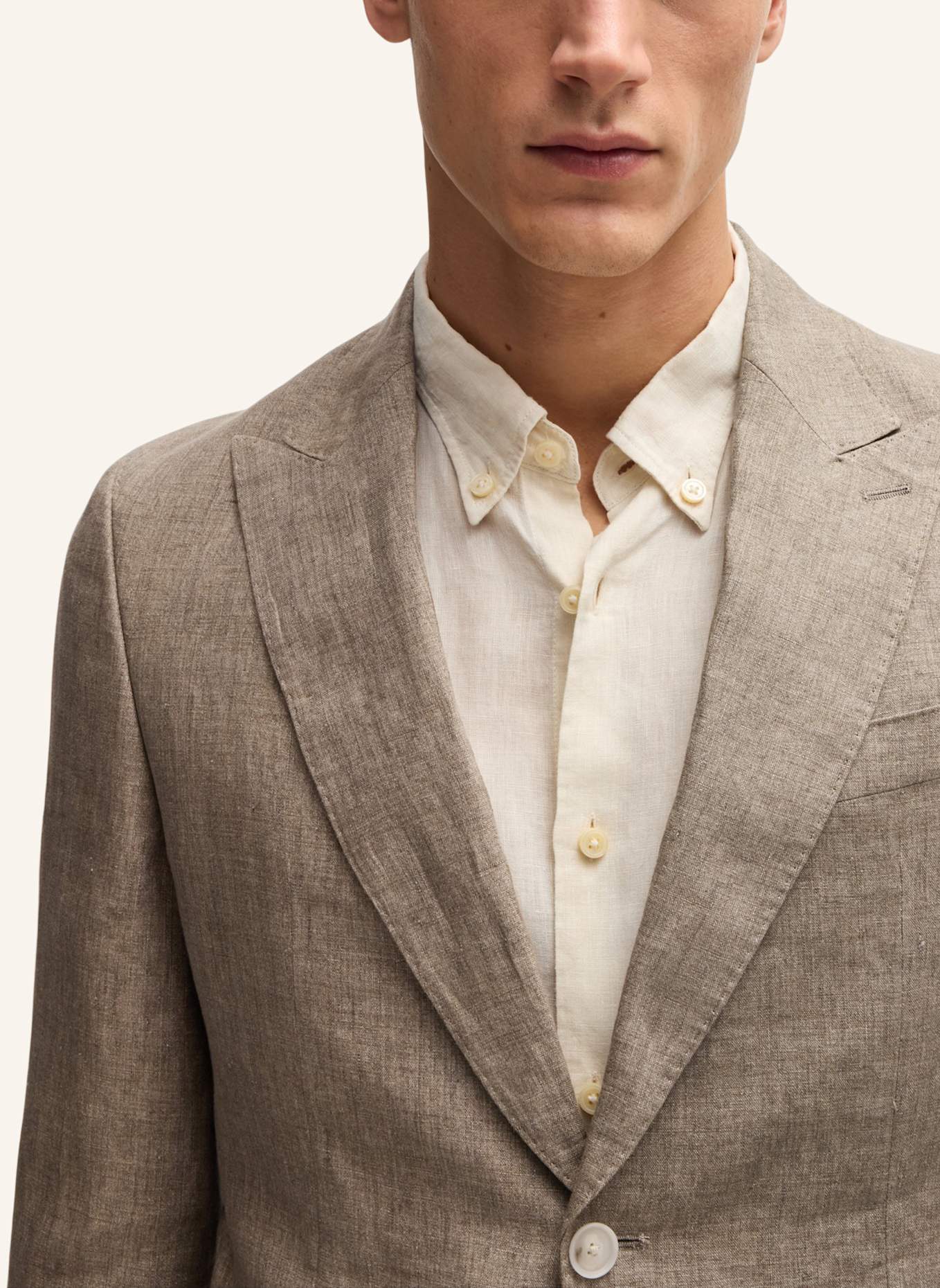 BOSS Blazer C-HUGE-PEAK-252 Slim Fit: DUNKELBRAUN