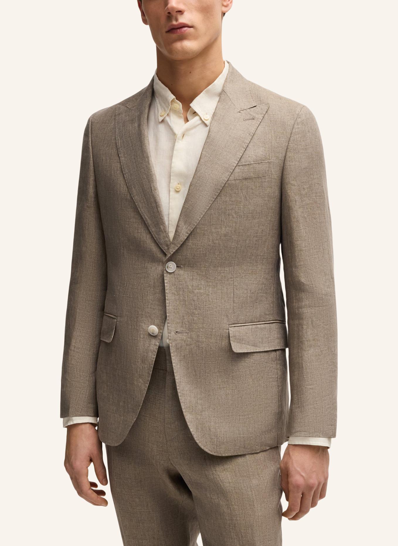BOSS Blazer C-HUGE-PEAK-252 Slim Fit: DUNKELBRAUN