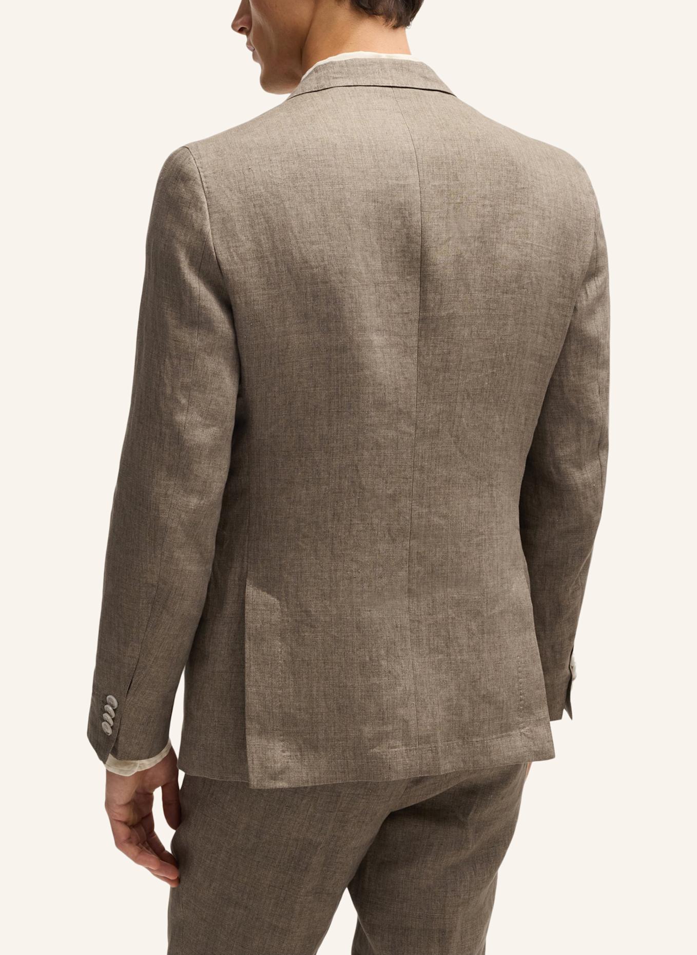 BOSS Blazer C-HUGE-PEAK-252 Slim Fit: DUNKELBRAUN