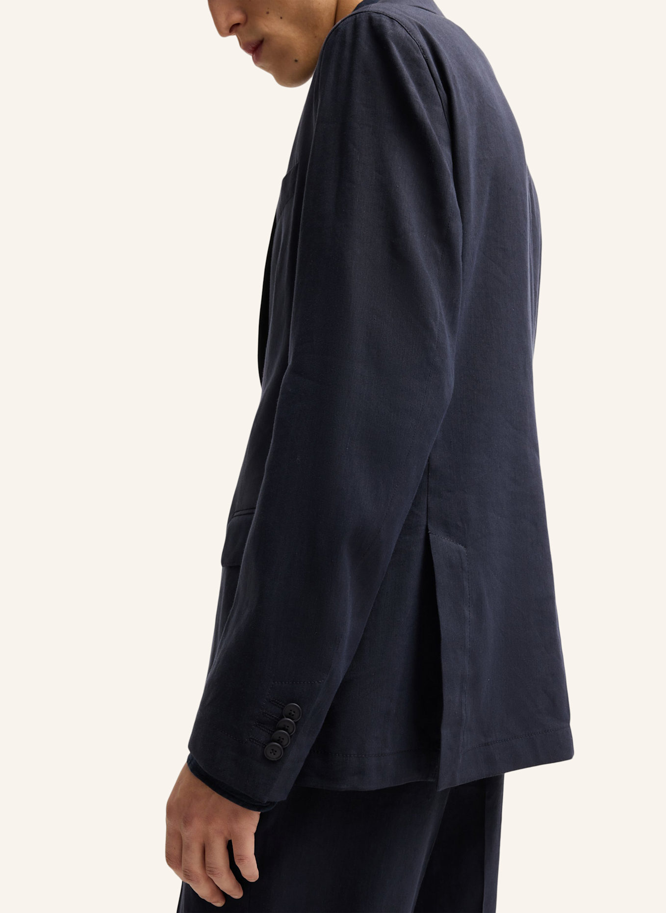BOSS Blazer P-HANRY-FLAPS-WG-252: DUNKELBLAU