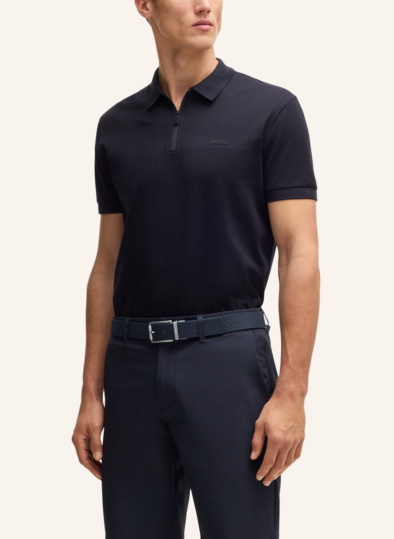 BOSS Casual Gürtel TINTIN-BOSS2_OR35_GP: DUNKELBLAU