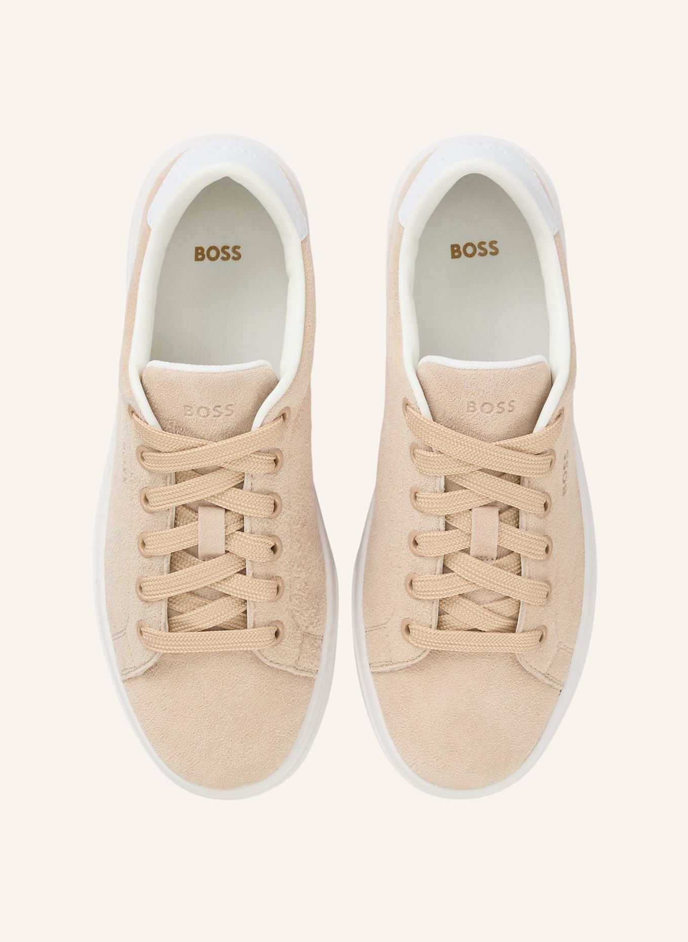 BOSS Turnschuh KIERAN_TENN_SDW: BEIGE