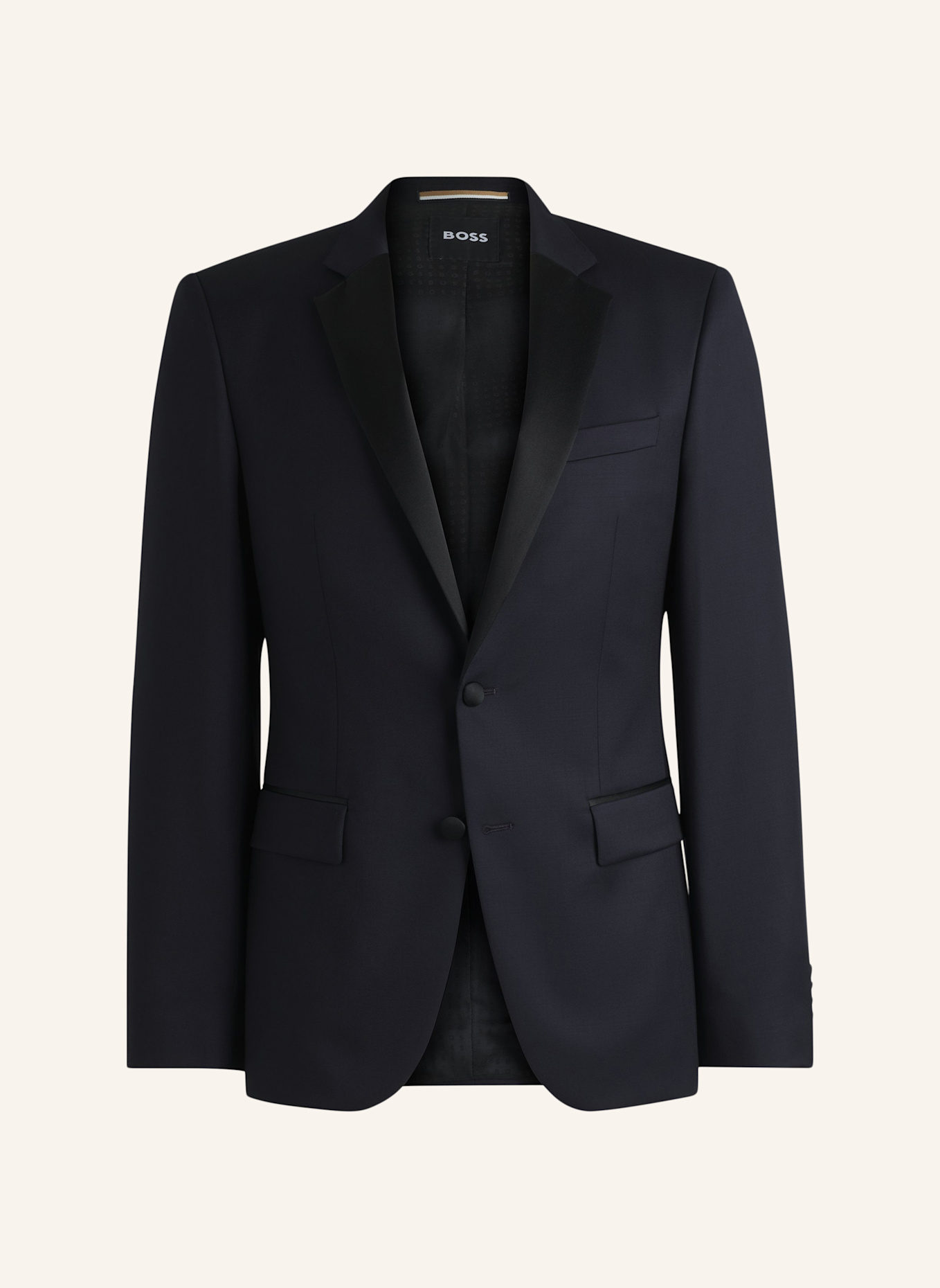 BOSS Smoking-Sakko HUGE Slim Fit: DUNKELBLAU