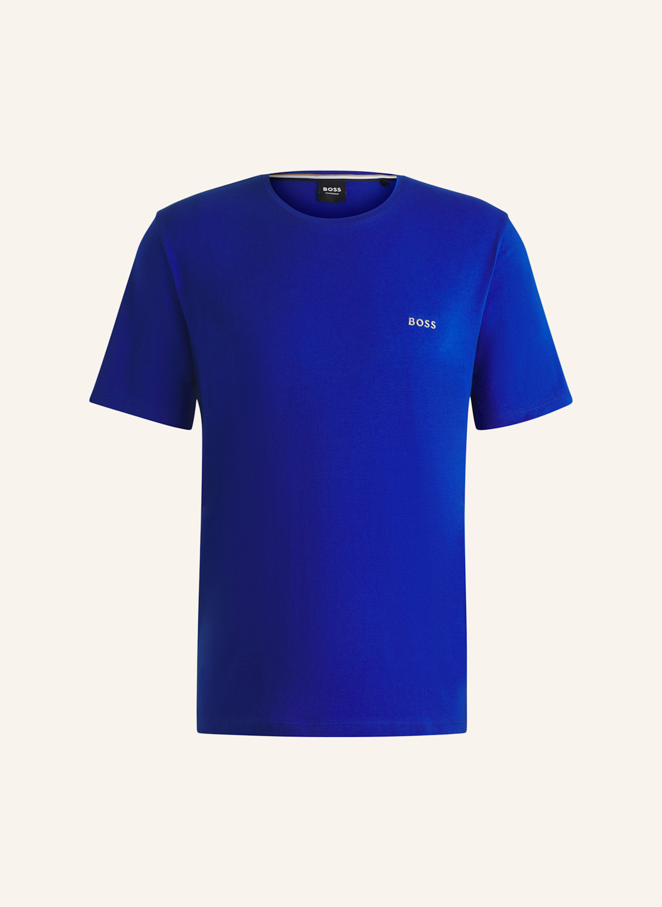 BOSS Loungewear Oberteil MIX&MATCH T-SHIRT R Regular Fit: BLAU