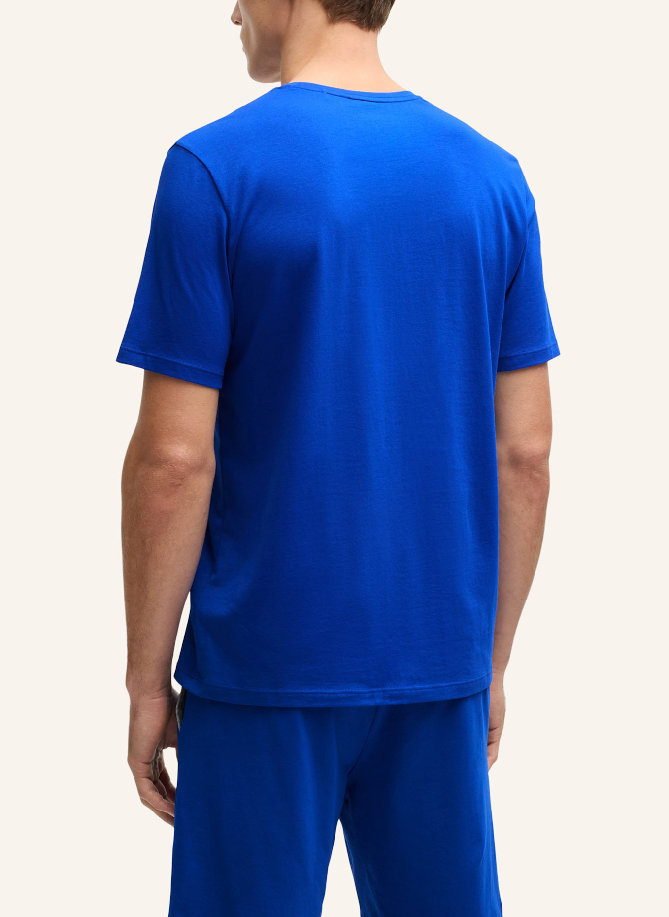 BOSS Loungewear Oberteil MIX&MATCH T-SHIRT R Regular Fit: BLAU