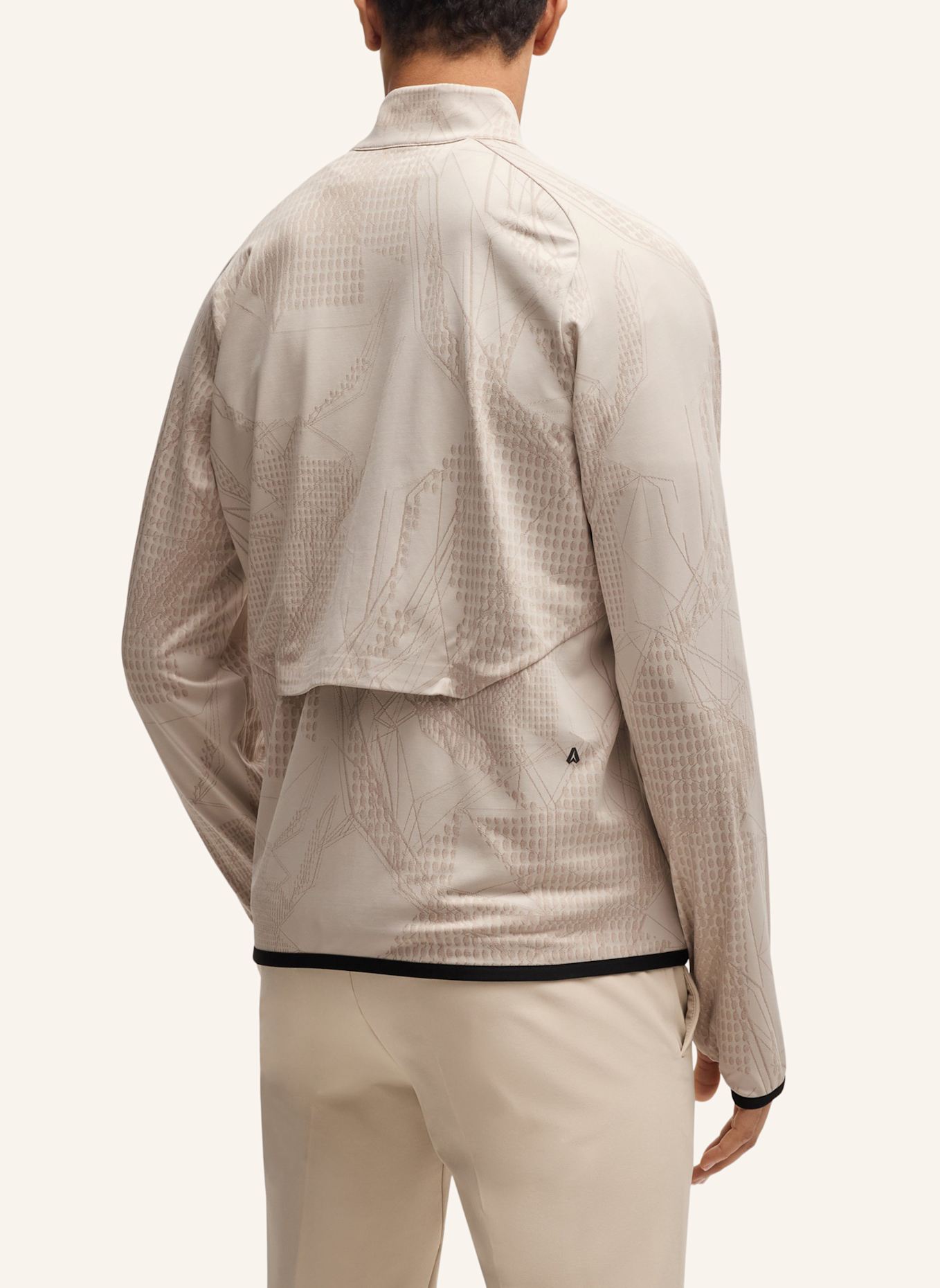 BOSS Sweatshirt SWEAT DESERT ACTIVE Regular Fit: BEIGE