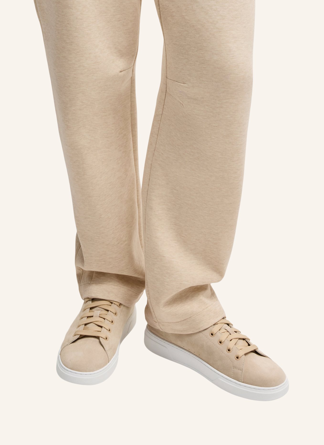 BOSS Turnschuh KIERAN_TENN_SDW: BEIGE