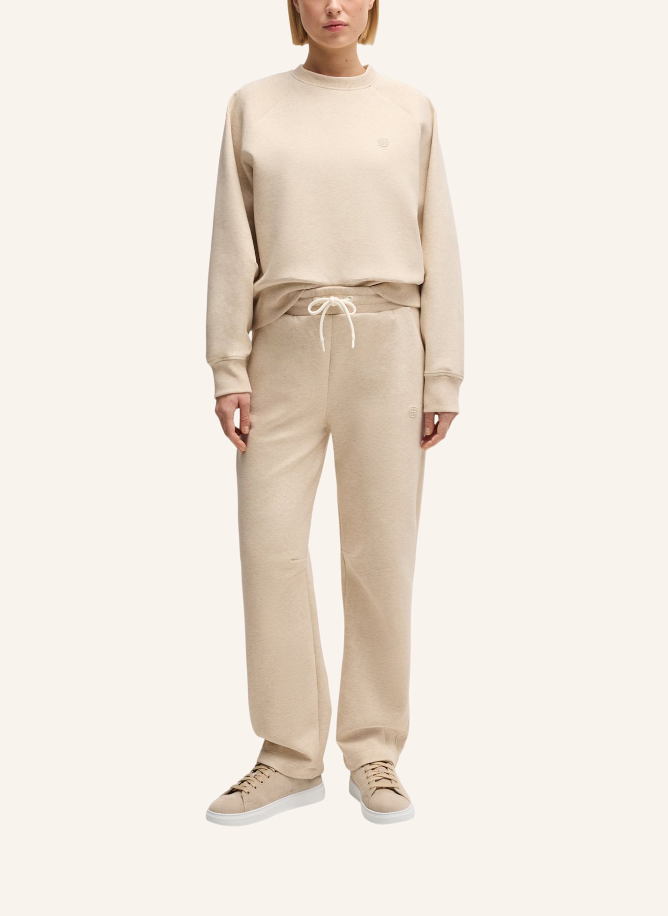 BOSS Turnschuh KIERAN_TENN_SDW: BEIGE