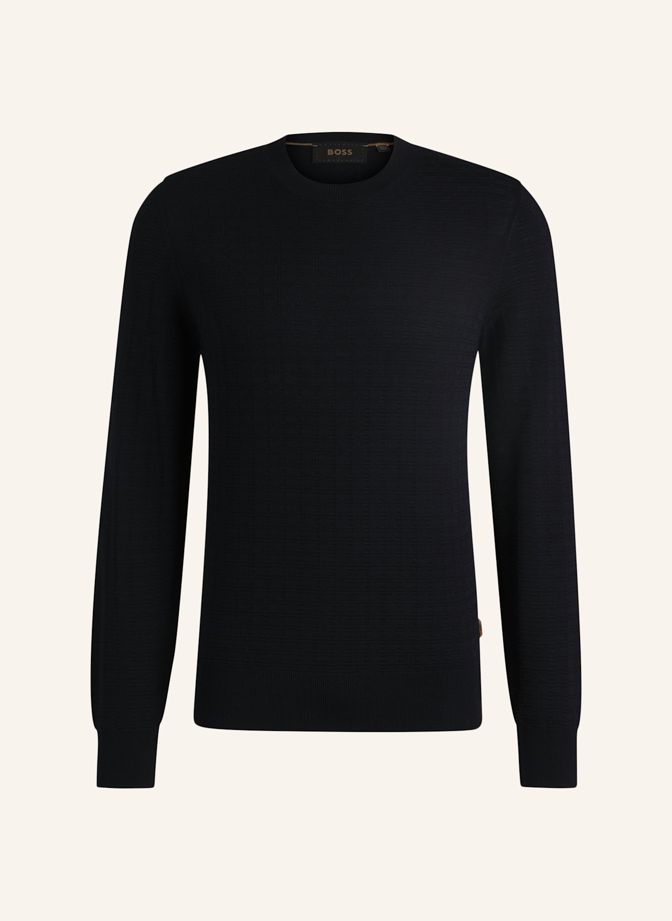 BOSS Pullover L-BANIEL Regular Fit: DUNKELBLAU