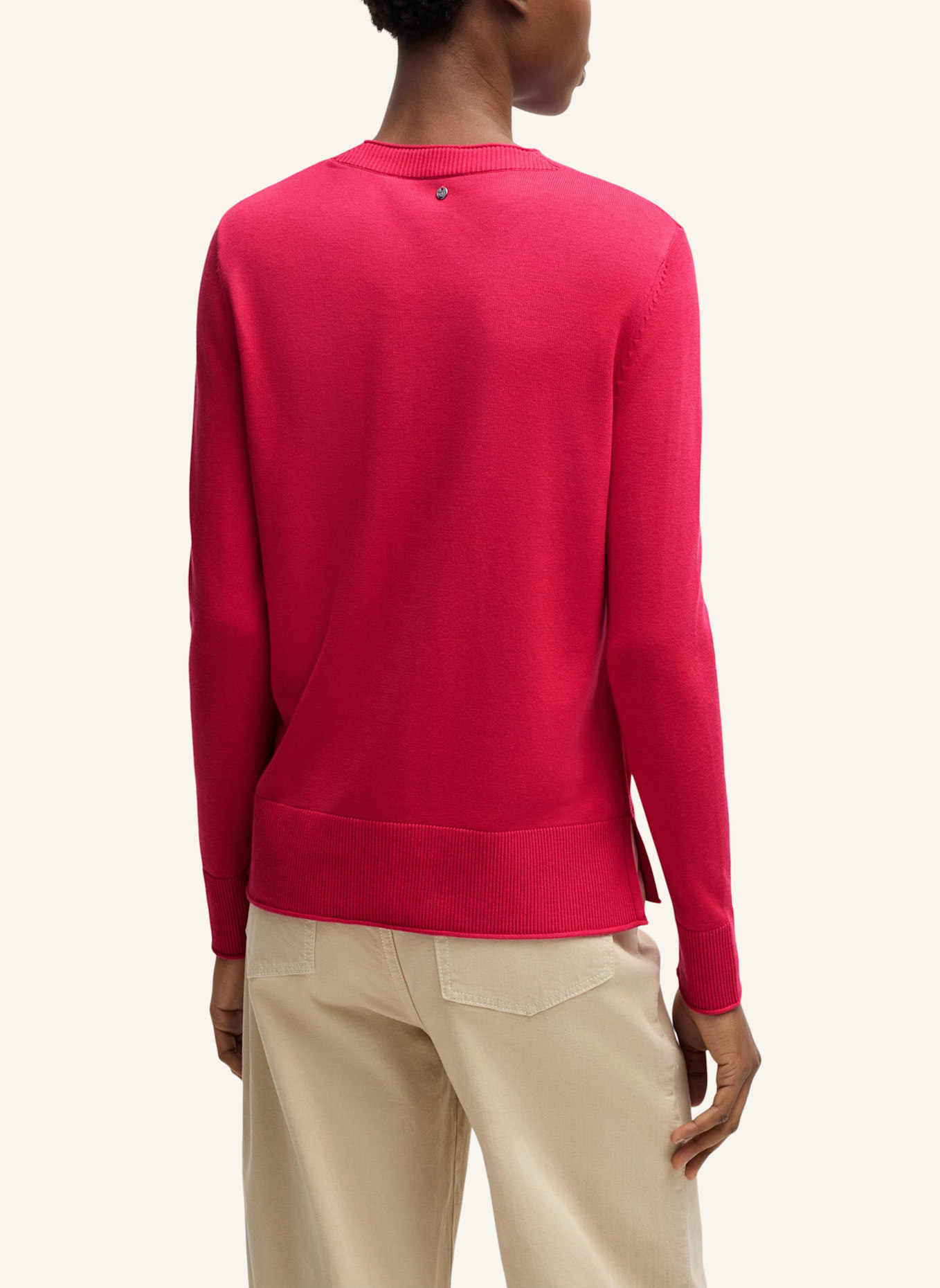 BOSS Pullover C_FANIKALES Regular Fit: PINK