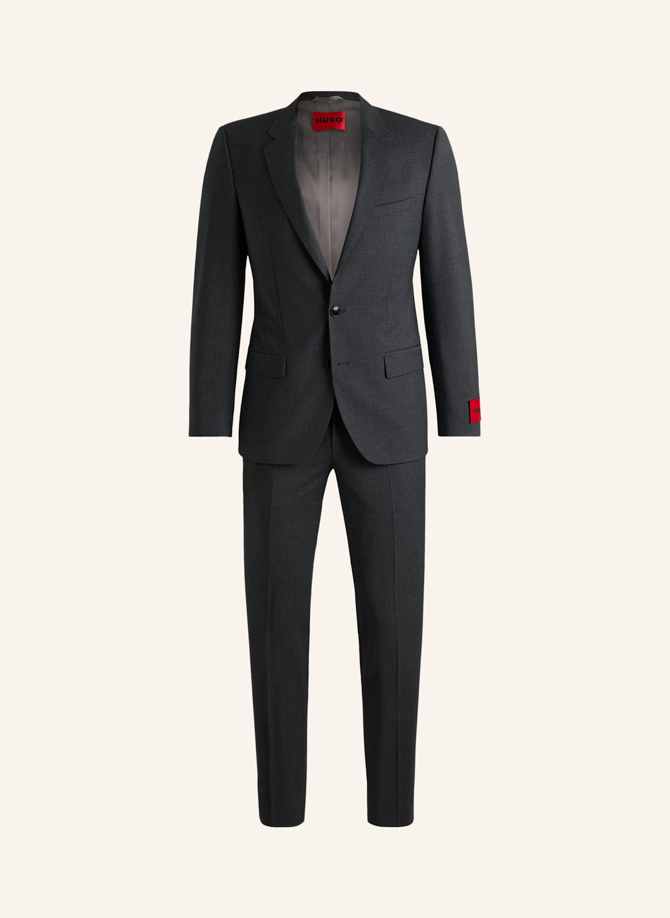 HUGO Business Anzug HENRY/GETLIN231X Slim Fit, Farbe: DUNKELGRAU (Bild 1)