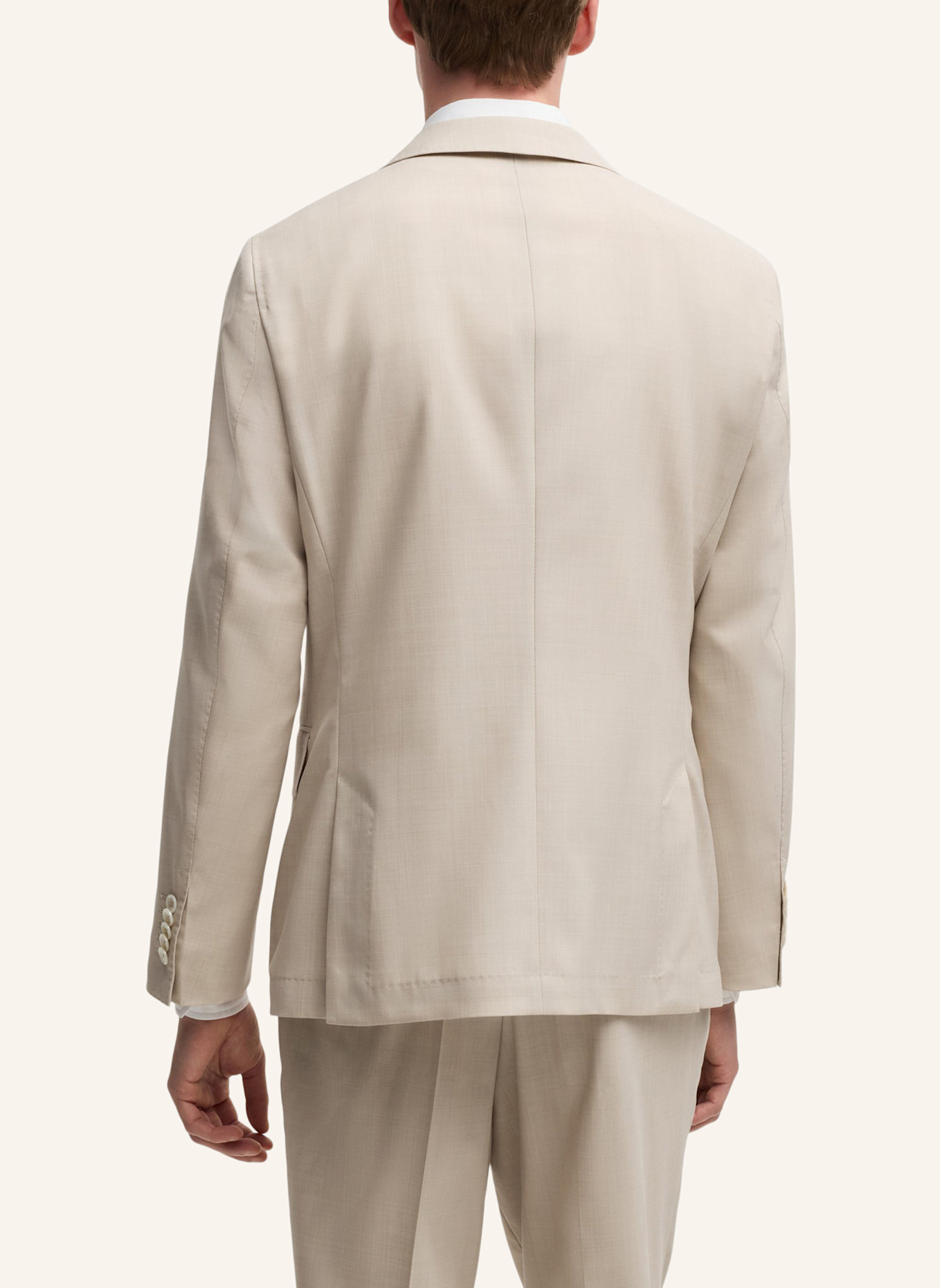 BOSS Business Anzug L-HESTON-2PCS-DB-252 Slim Fit: HELLBRAUN