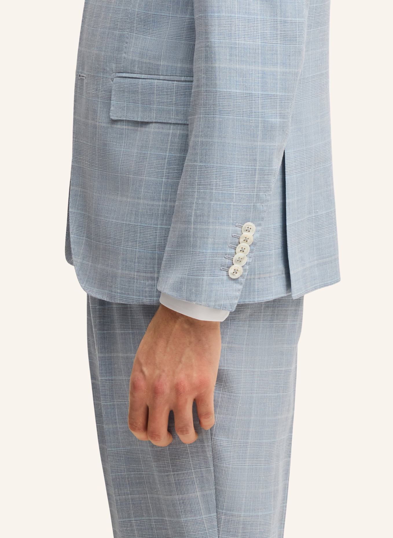 BOSS Business Anzug L-HESTON-2PCS-PK-251 Slim Fit: HELLBLAU