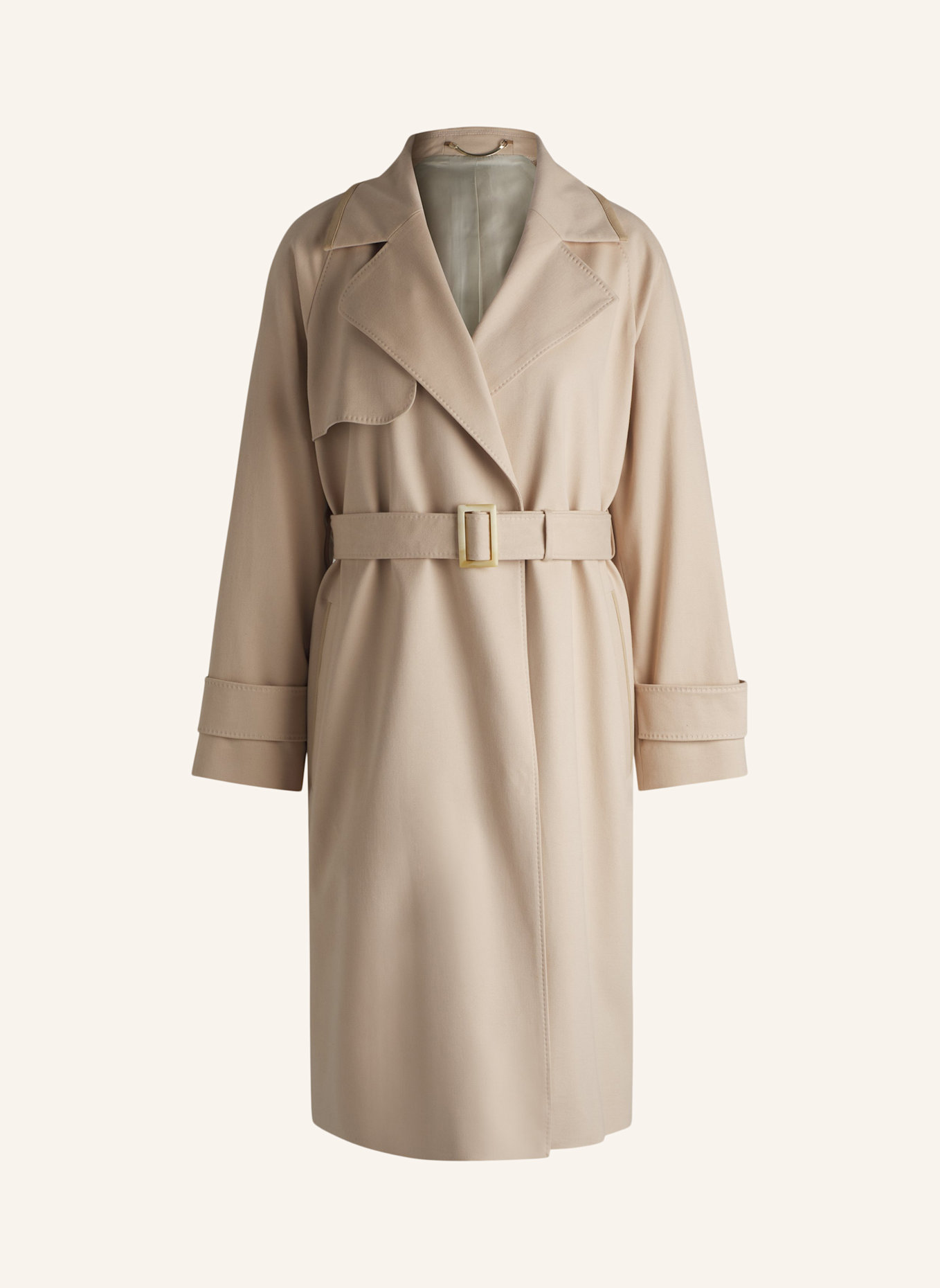 BOSS Klassischer Mantel CALADAMA3 Relaxed Fit: BRAUN