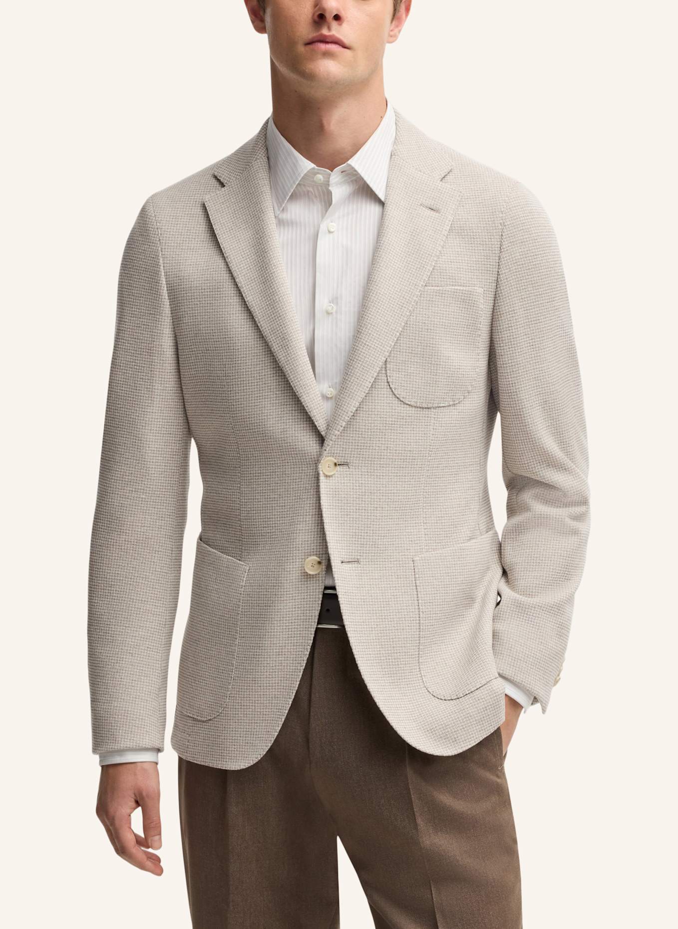 BOSS Blazer L-HESTON-J-3PP-242 Slim Fit: WEISS