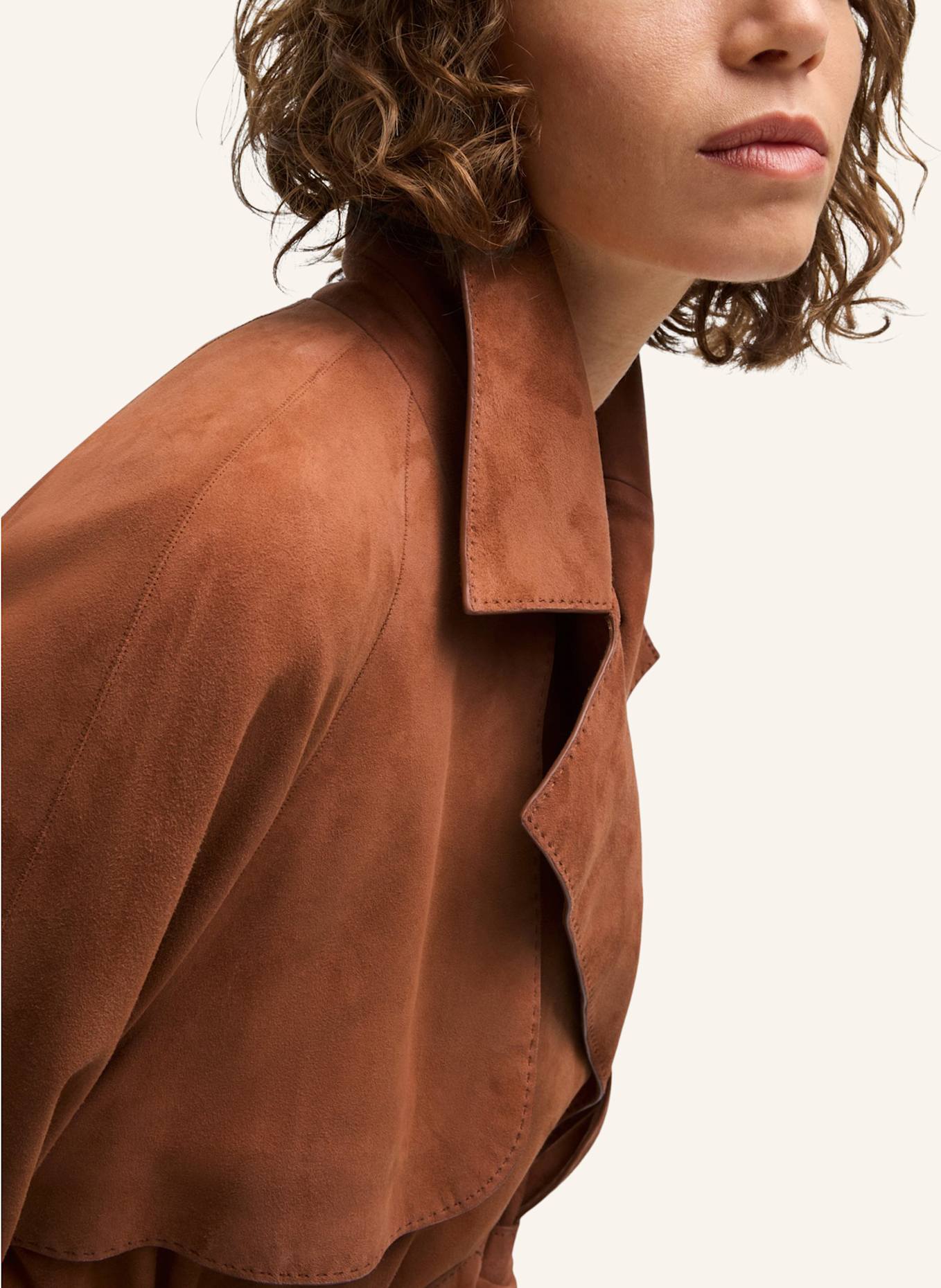 BOSS Casual Mantel SORONTO Regular Fit: DUNKELORANGE