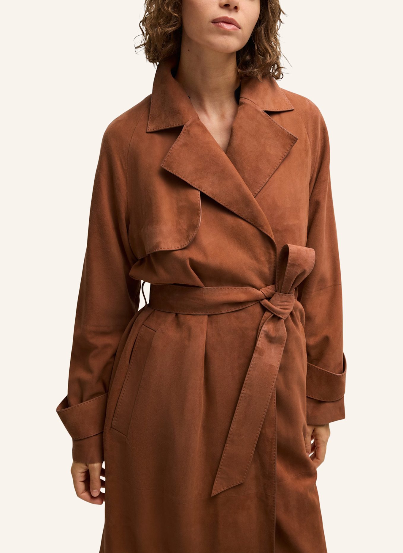 BOSS Casual Mantel SORONTO Regular Fit: DUNKELORANGE