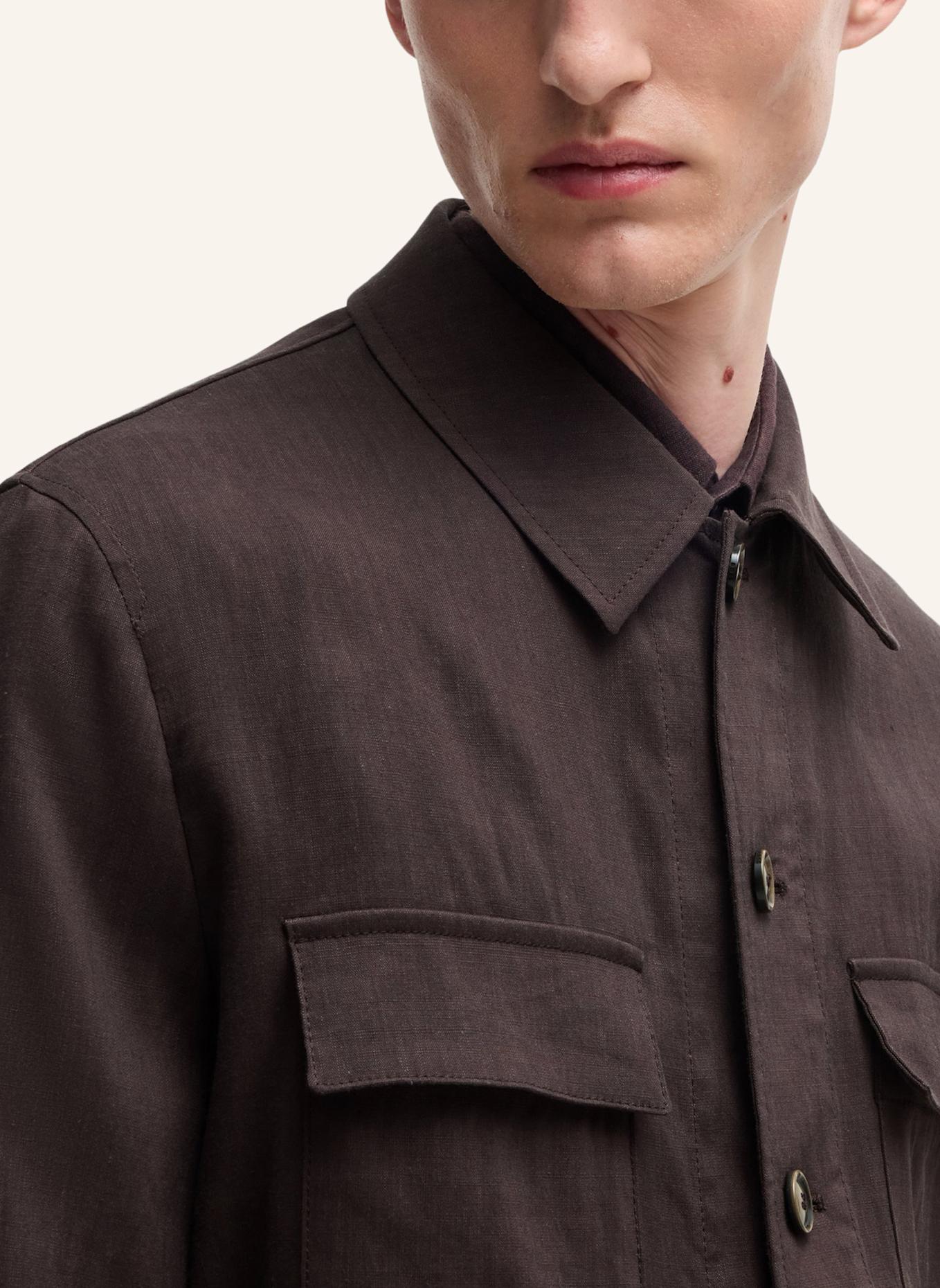 BOSS Blazer L-CORVIN-2PP-251: DUNKELBRAUN