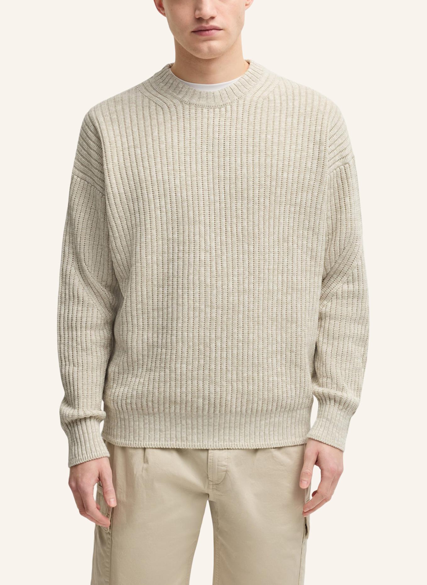BOSS Pullover KESCA Relaxed Fit: BEIGE