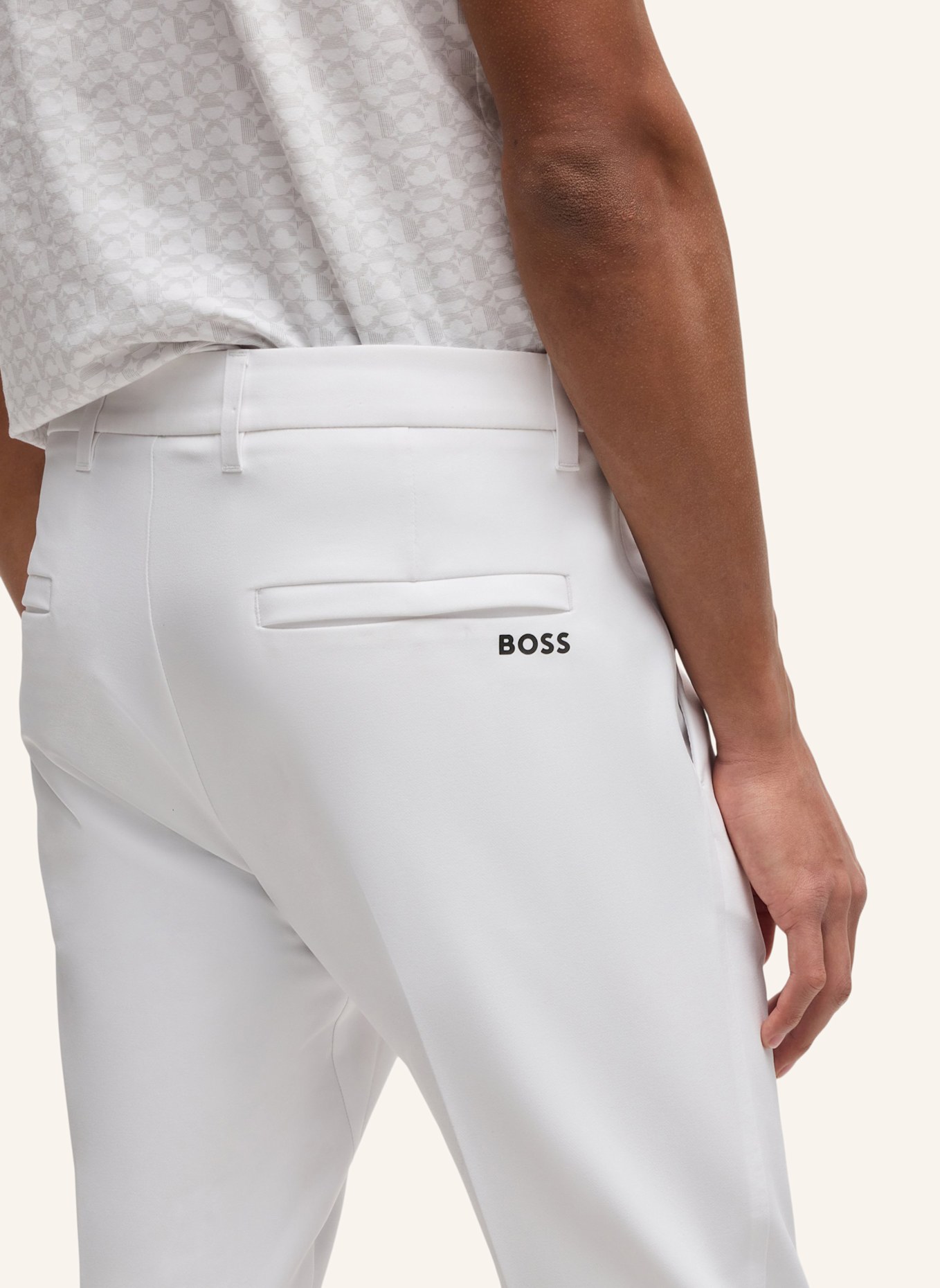 BOSS Chino COMMUTER Slim Fit: WEISS