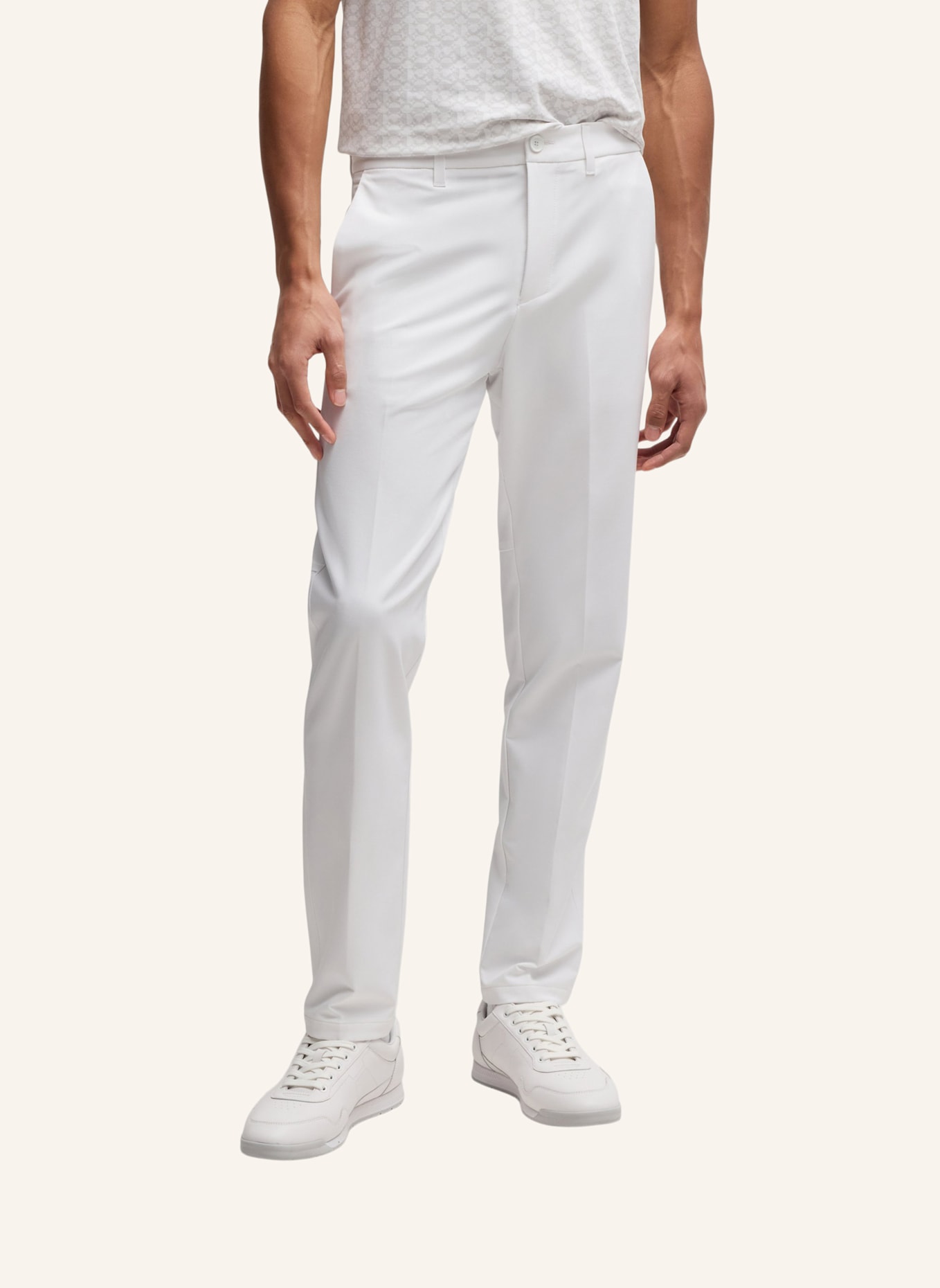 BOSS Chino COMMUTER Slim Fit: WEISS