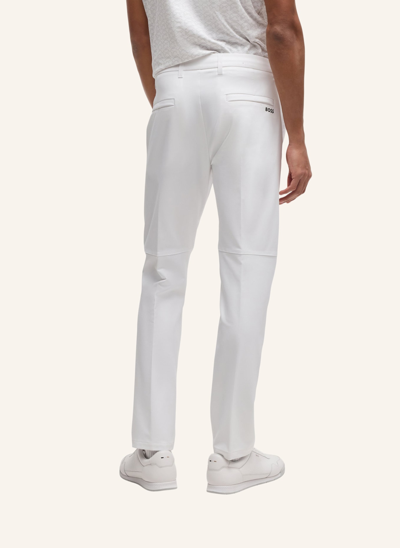 BOSS Chino COMMUTER Slim Fit: WEISS