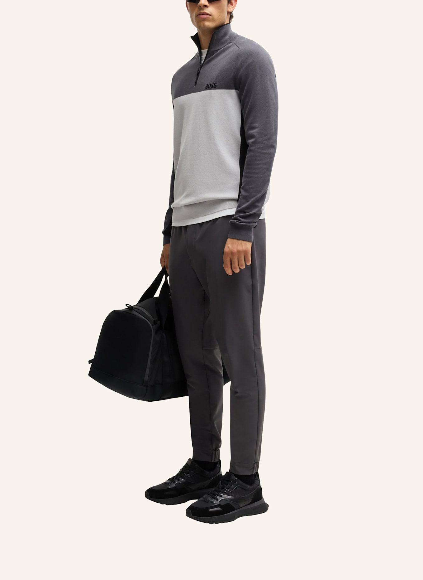 BOSS Sneaker JONAH_RUNN_MXMNN: SCHWARZ