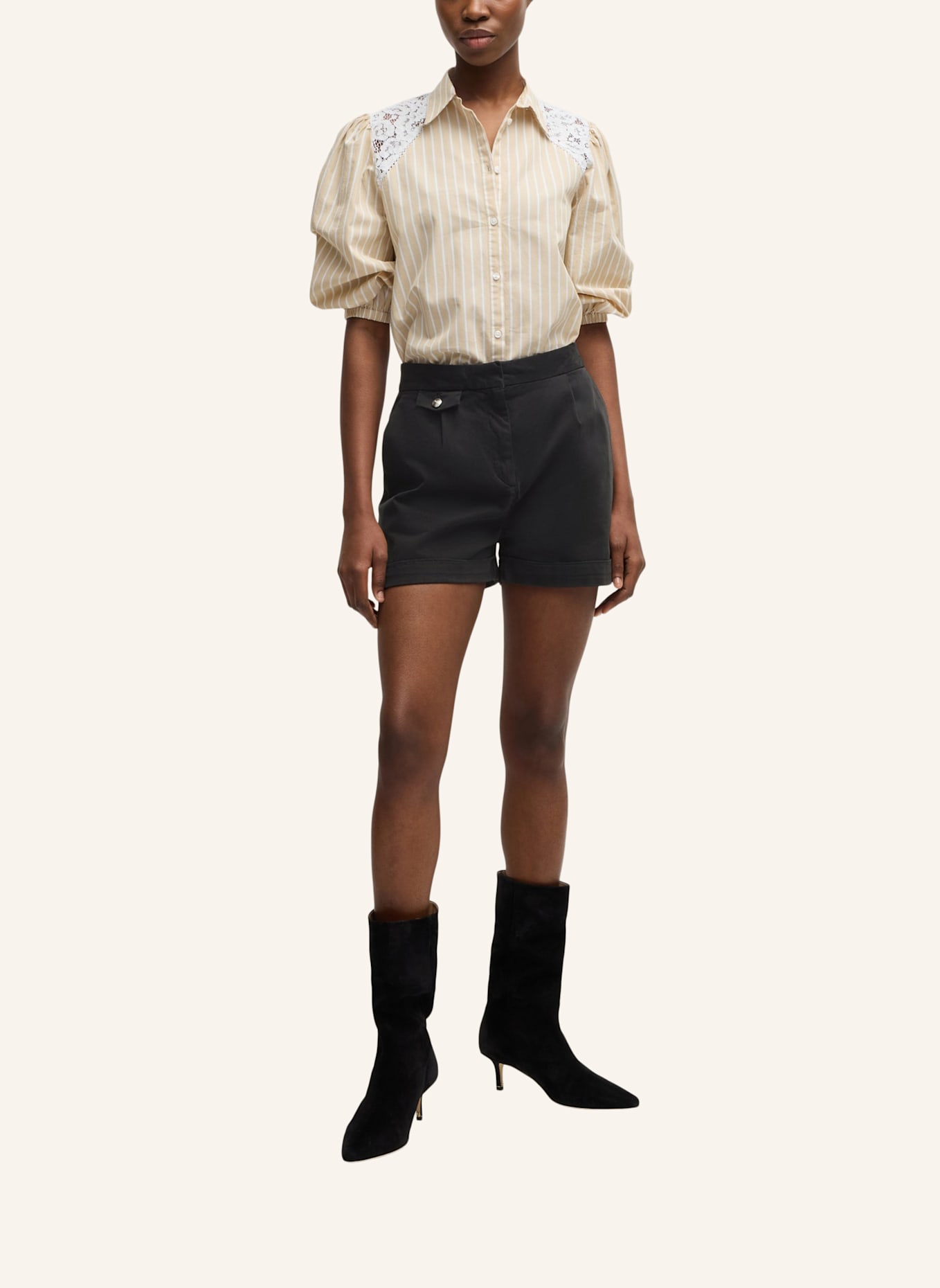 BOSS Casual Hose C_TASCHI-D Regular Fit: SCHWARZ
