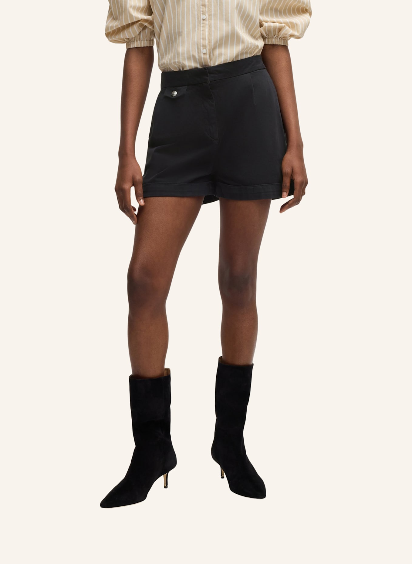 BOSS Casual Hose C_TASCHI-D Regular Fit: SCHWARZ