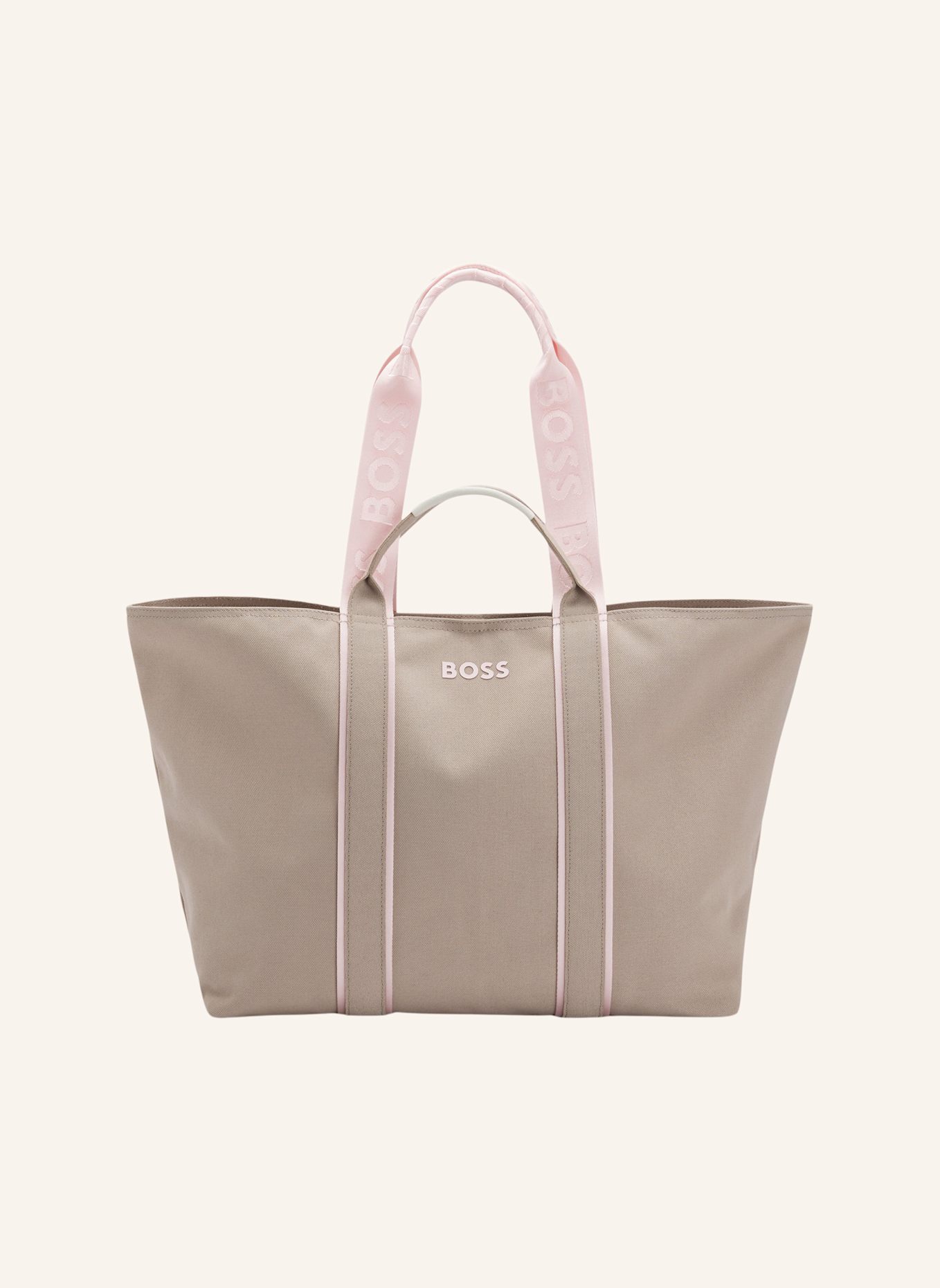 BOSS Tragetasche PALMAH TOTE: BEIGE