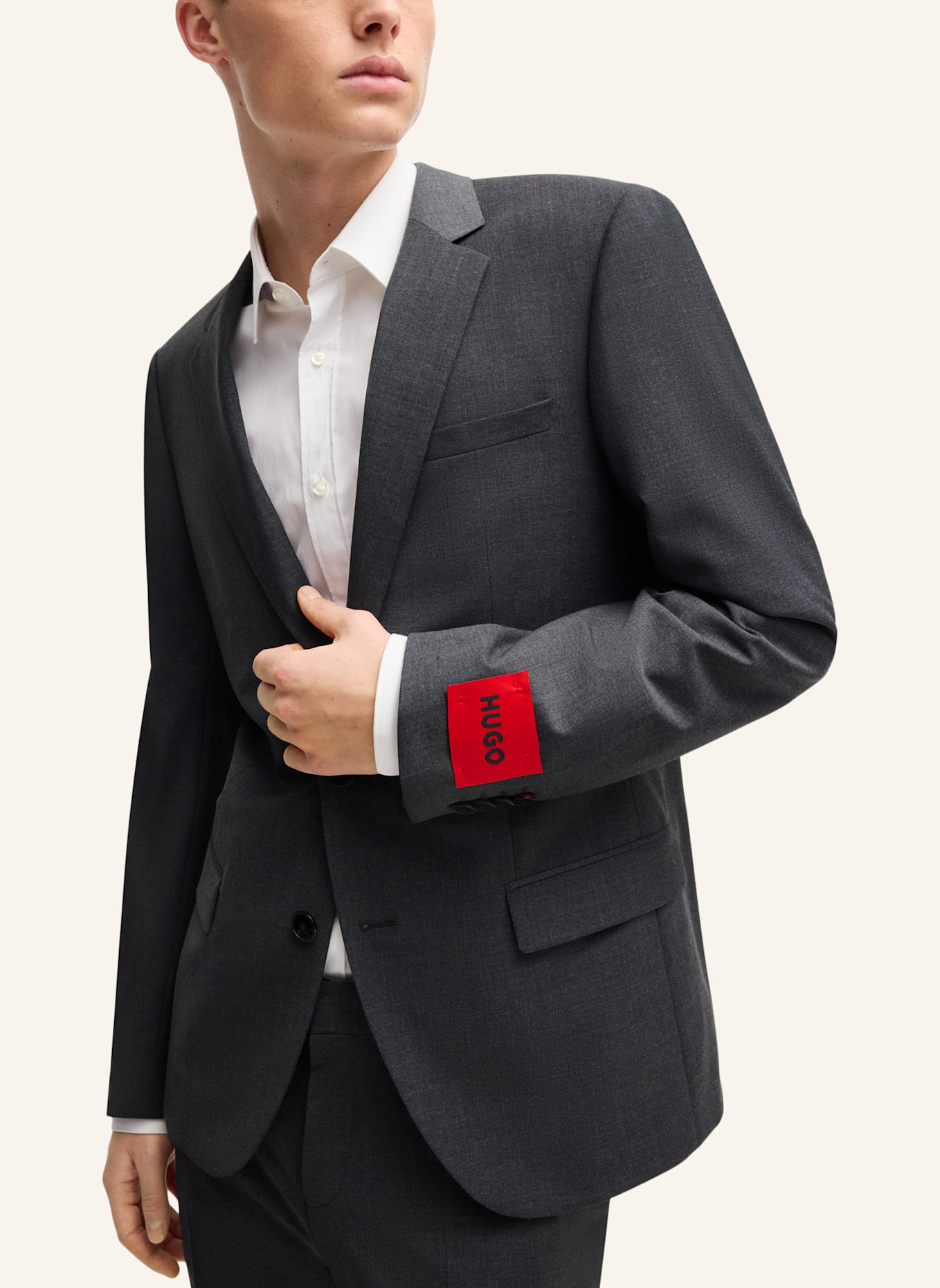 HUGO Business Anzug HENRY/GETLIN231X Slim Fit, Farbe: DUNKELGRAU (Bild 5)