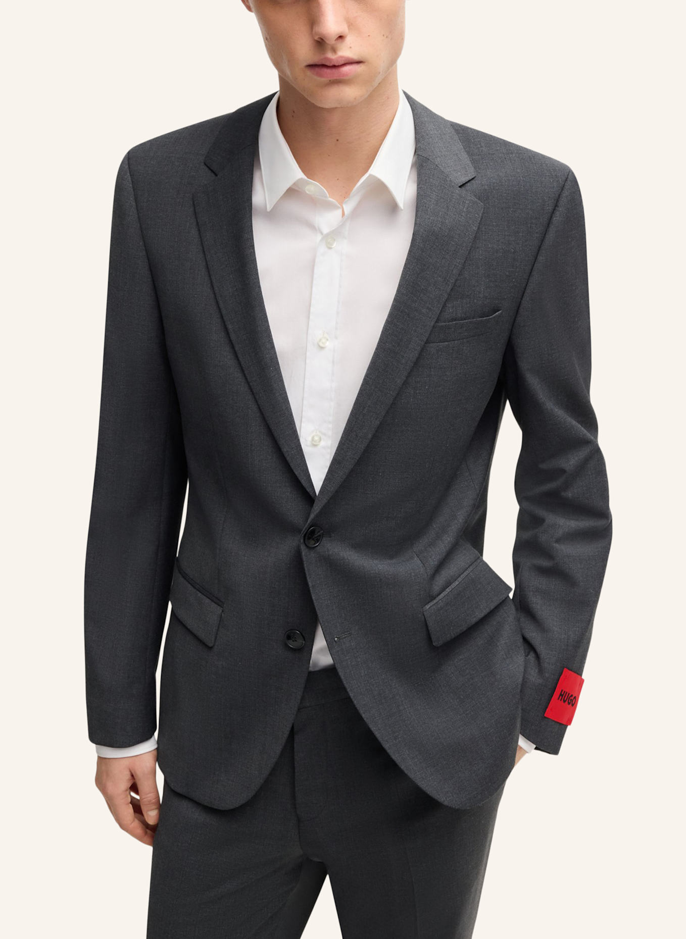 HUGO Business Anzug HENRY/GETLIN231X Slim Fit, Farbe: DUNKELGRAU (Bild 8)