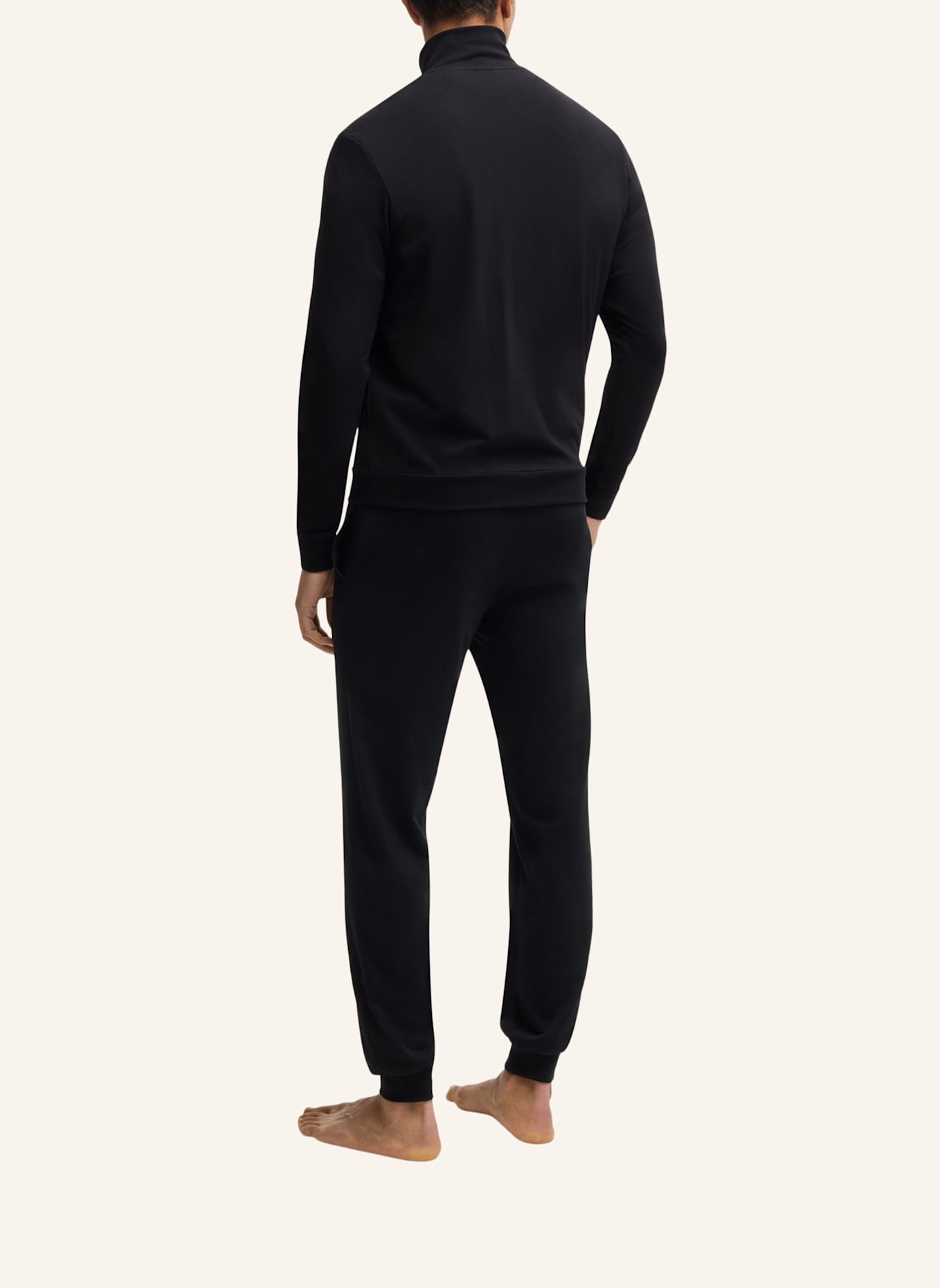 BOSS Pyjama-Set LONG SET 1 Regular Fit: SCHWARZ