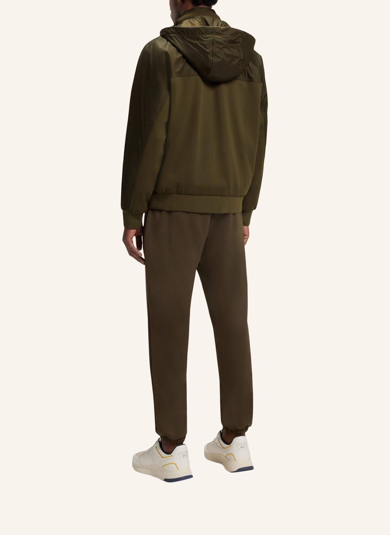 BOSS Sweatshirt C-STEELE 71_PS Regular Fit: DUNKELGRÜN