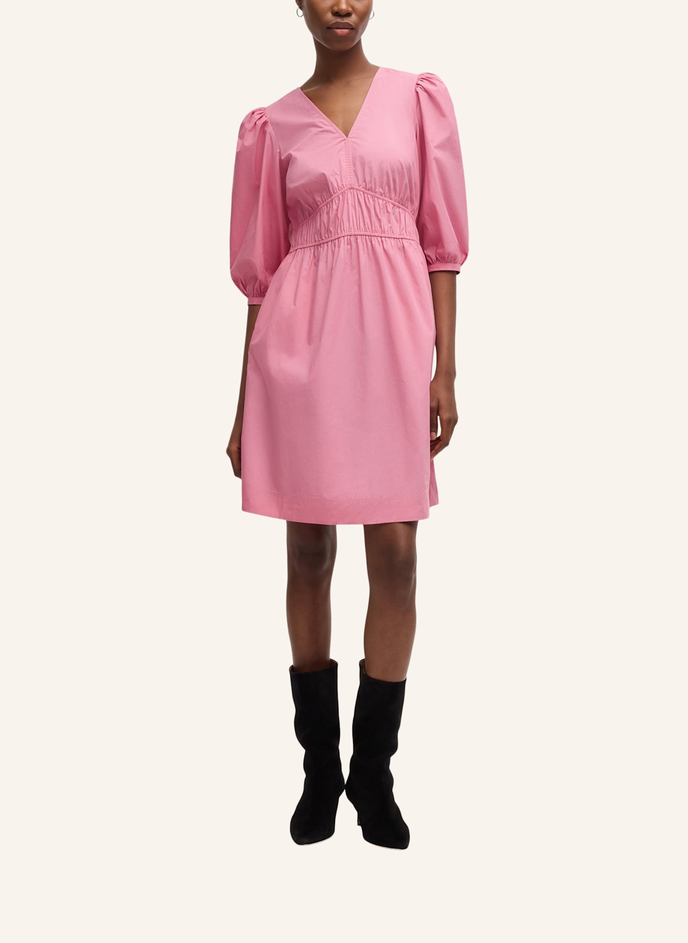 BOSS Kleid C_DEZZAN Regular Fit: LILA