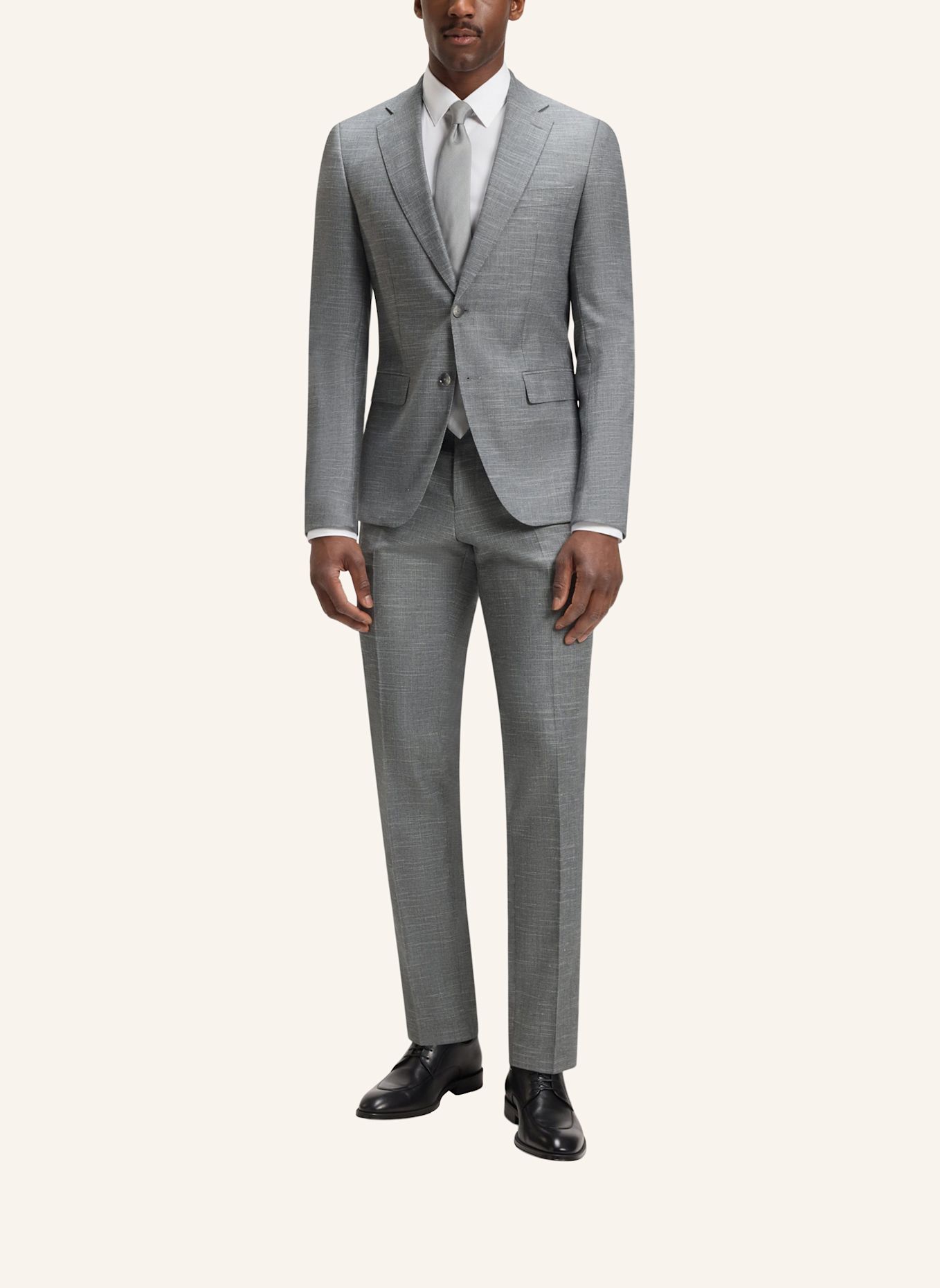 BOSS Business Hose H-GENIUS-251 Slim Fit: SILBER