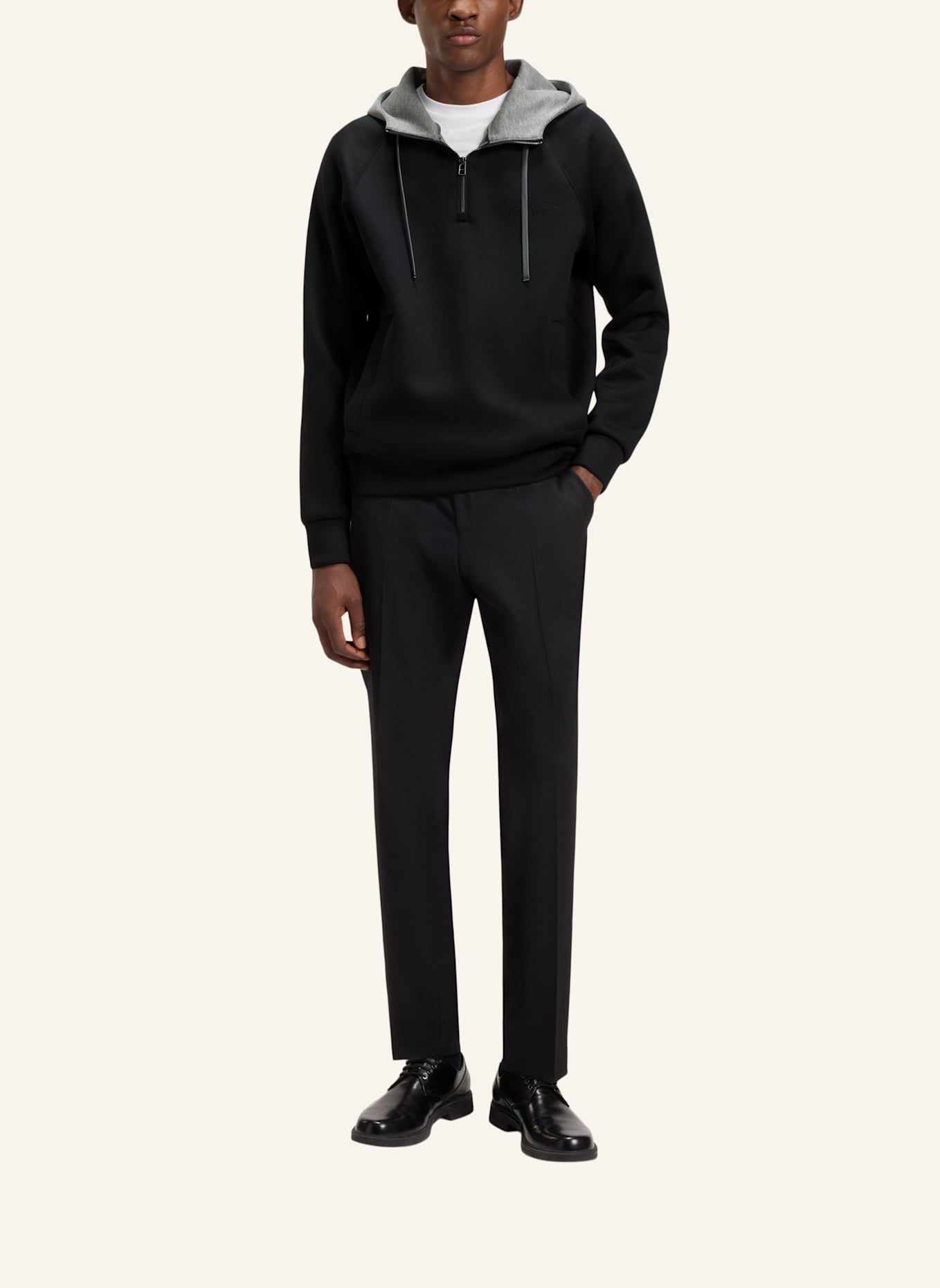 BOSS Sweatshirt C-STEVENS 04 Relaxed Fit: SCHWARZ