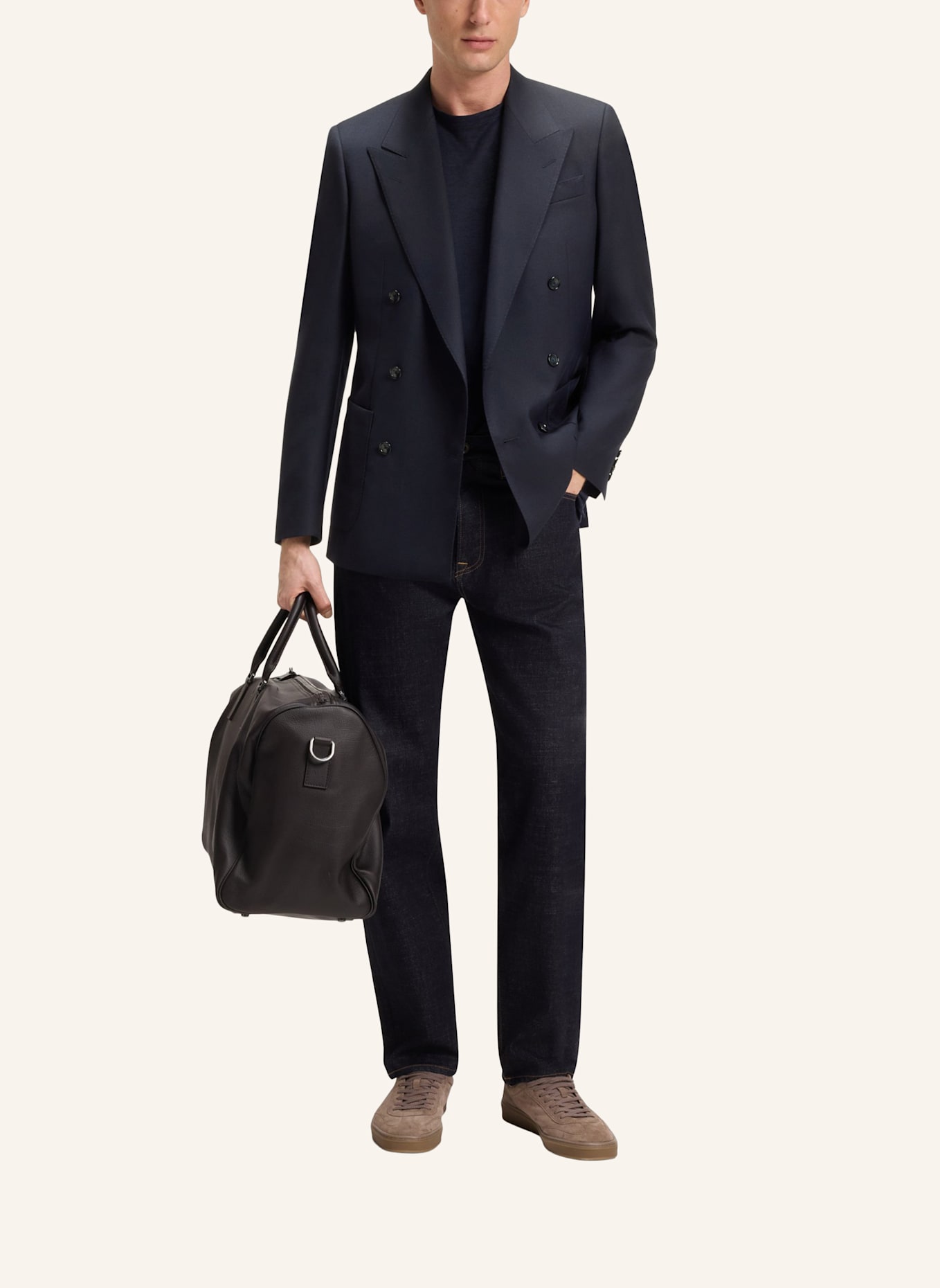 BOSS Blazer DB-JACKET-252_DB Slim Fit: DUNKELBLAU