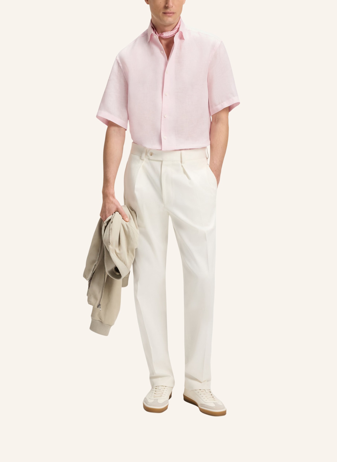 BOSS Business Hemd H-CESAR-1PIECE-SH_DB Relaxed Fit: PINK