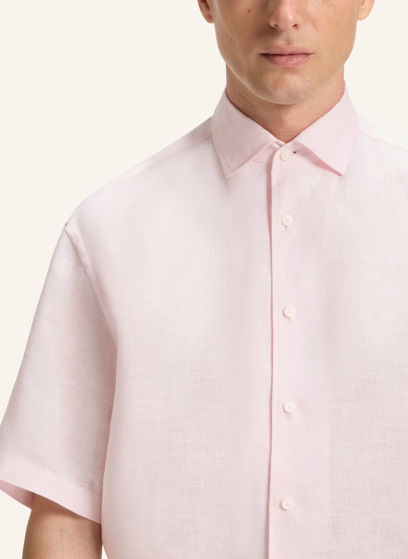 BOSS Business Hemd H-CESAR-1PIECE-SH_DB Relaxed Fit: PINK