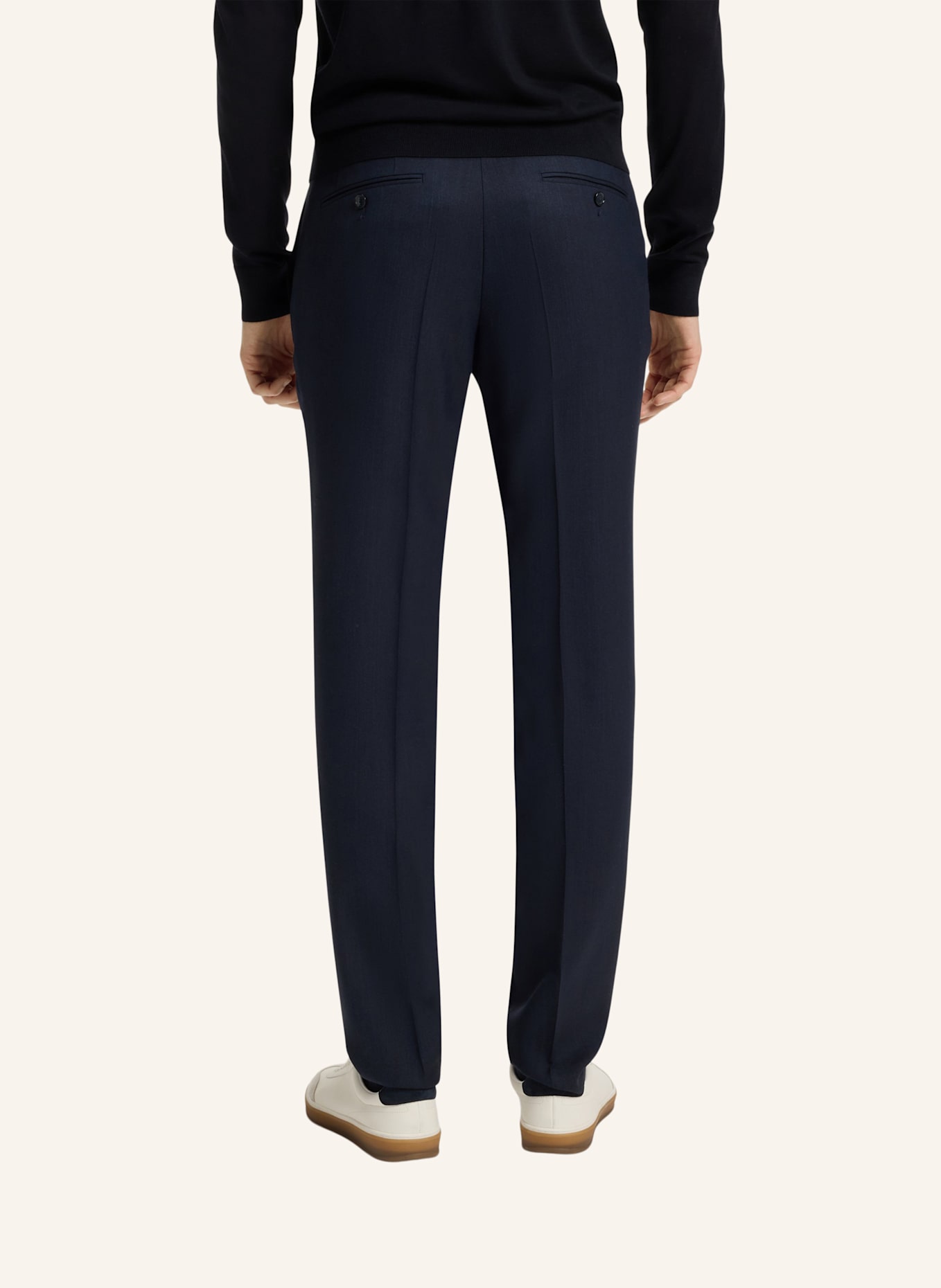 BOSS Anzug Slim Fit: DUNKELBLAU