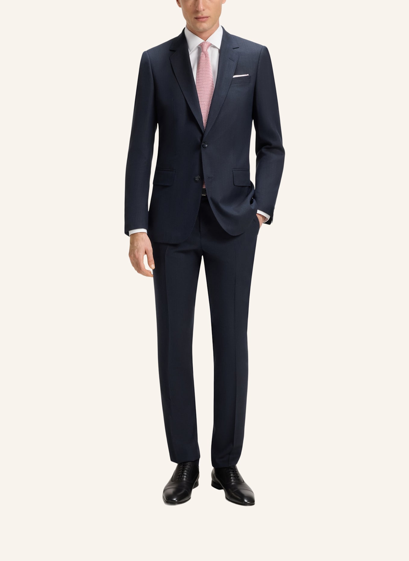 BOSS Business Hemd H-DAVID-SPREAD_DB Slim Fit: WEISS