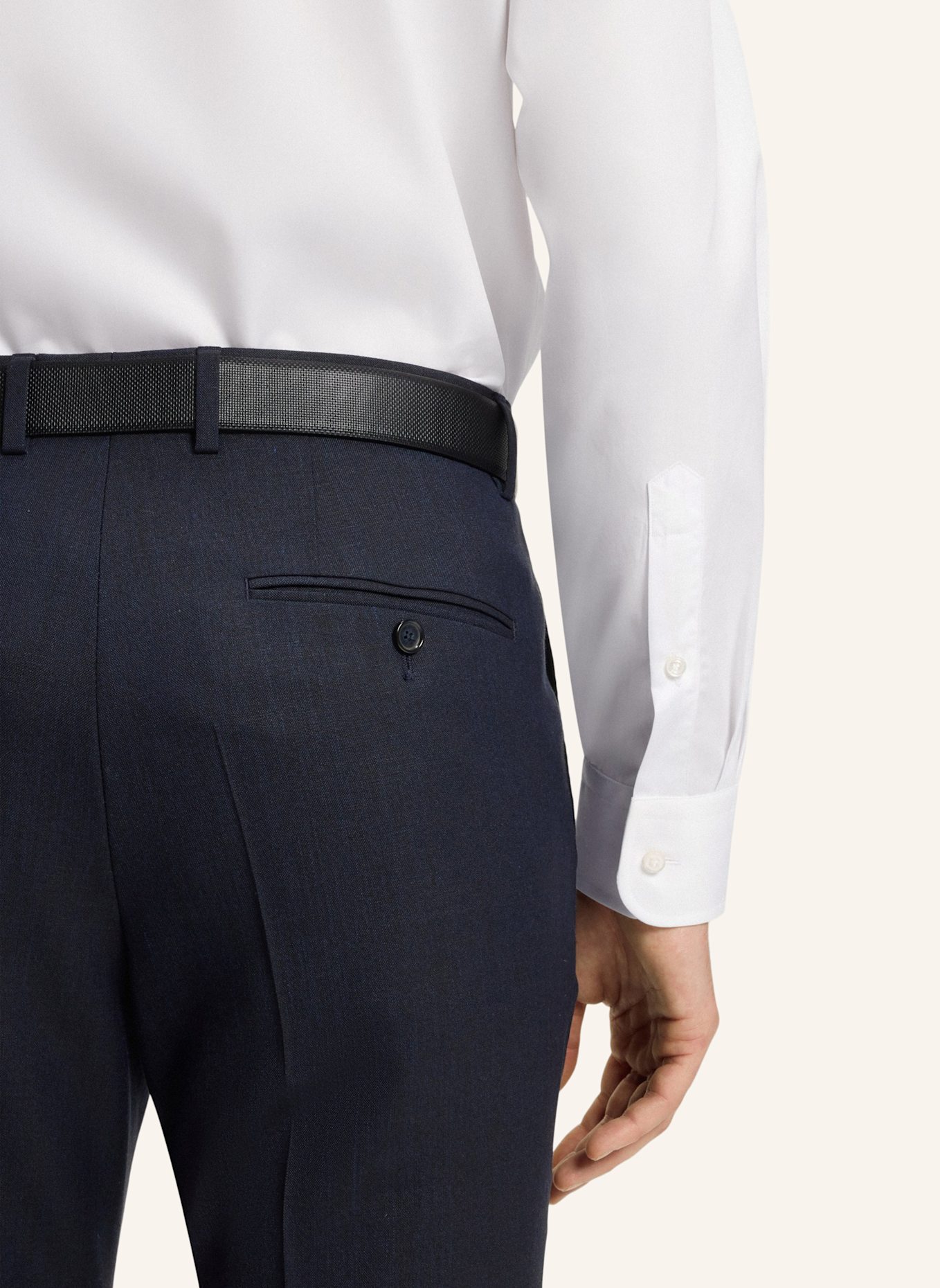 BOSS Business Hemd H-DAVID-SPREAD_DB Slim Fit: WEISS