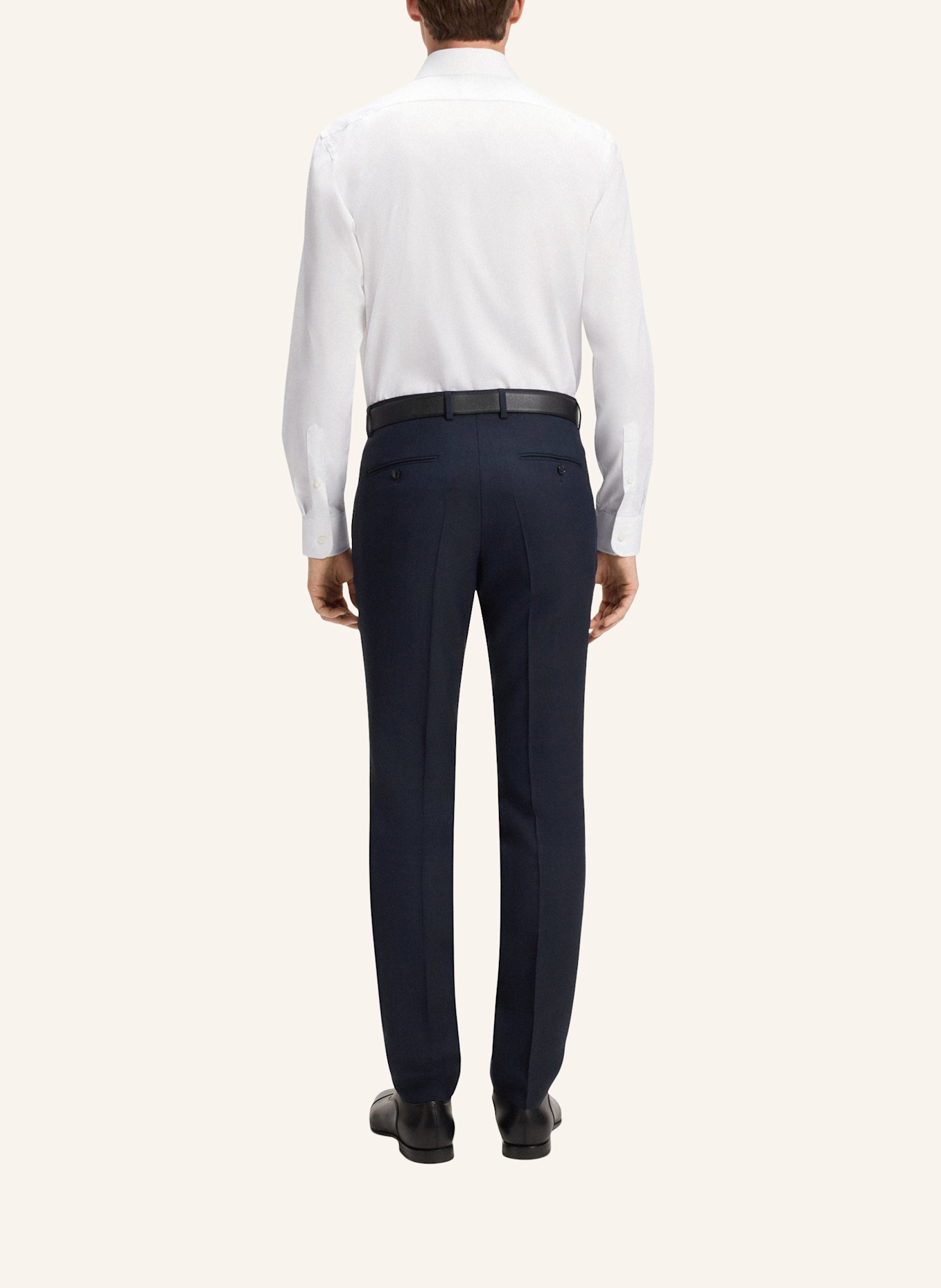 BOSS Business Hemd H-DAVID-SPREAD_DB Slim Fit: WEISS