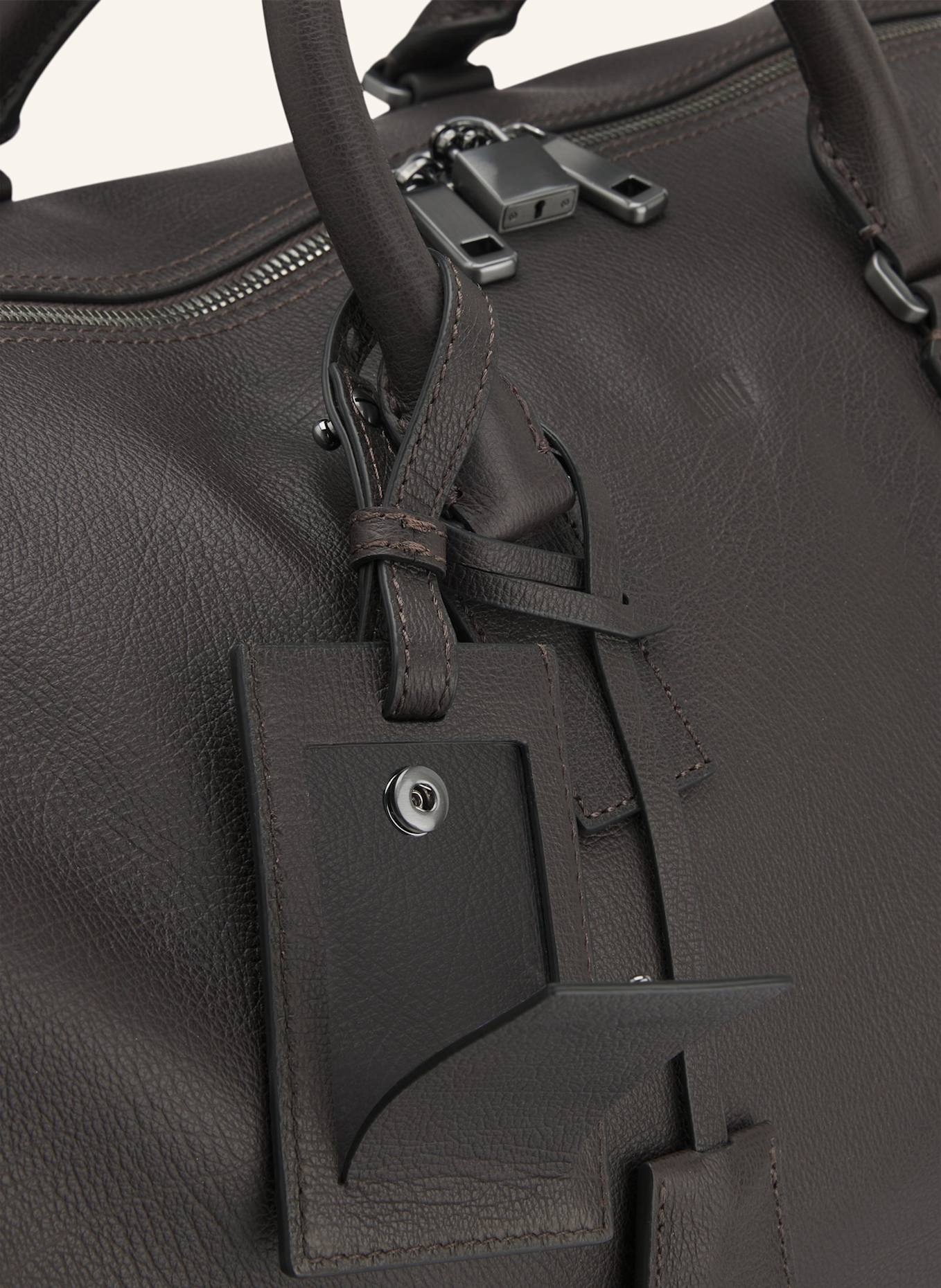BOSS Reisetasche AXTON HOLDALL_DB: DUNKELBRAUN