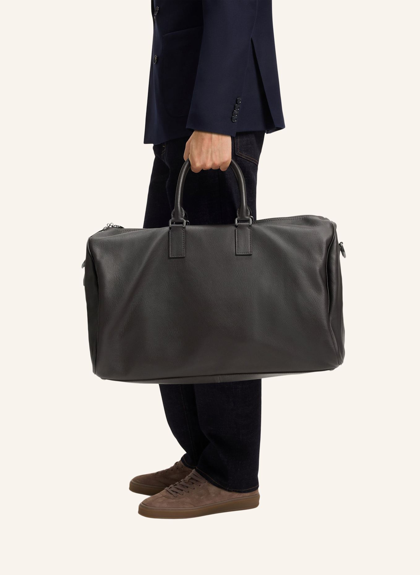 BOSS Reisetasche AXTON HOLDALL_DB: DUNKELBRAUN