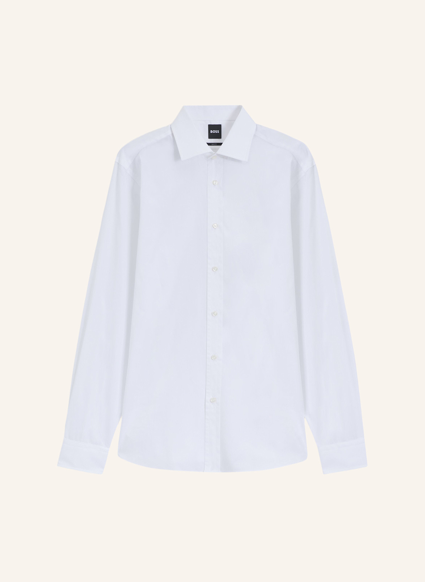 BOSS Business Hemd H-DAVID-SPREAD_DB Slim Fit: WEISS