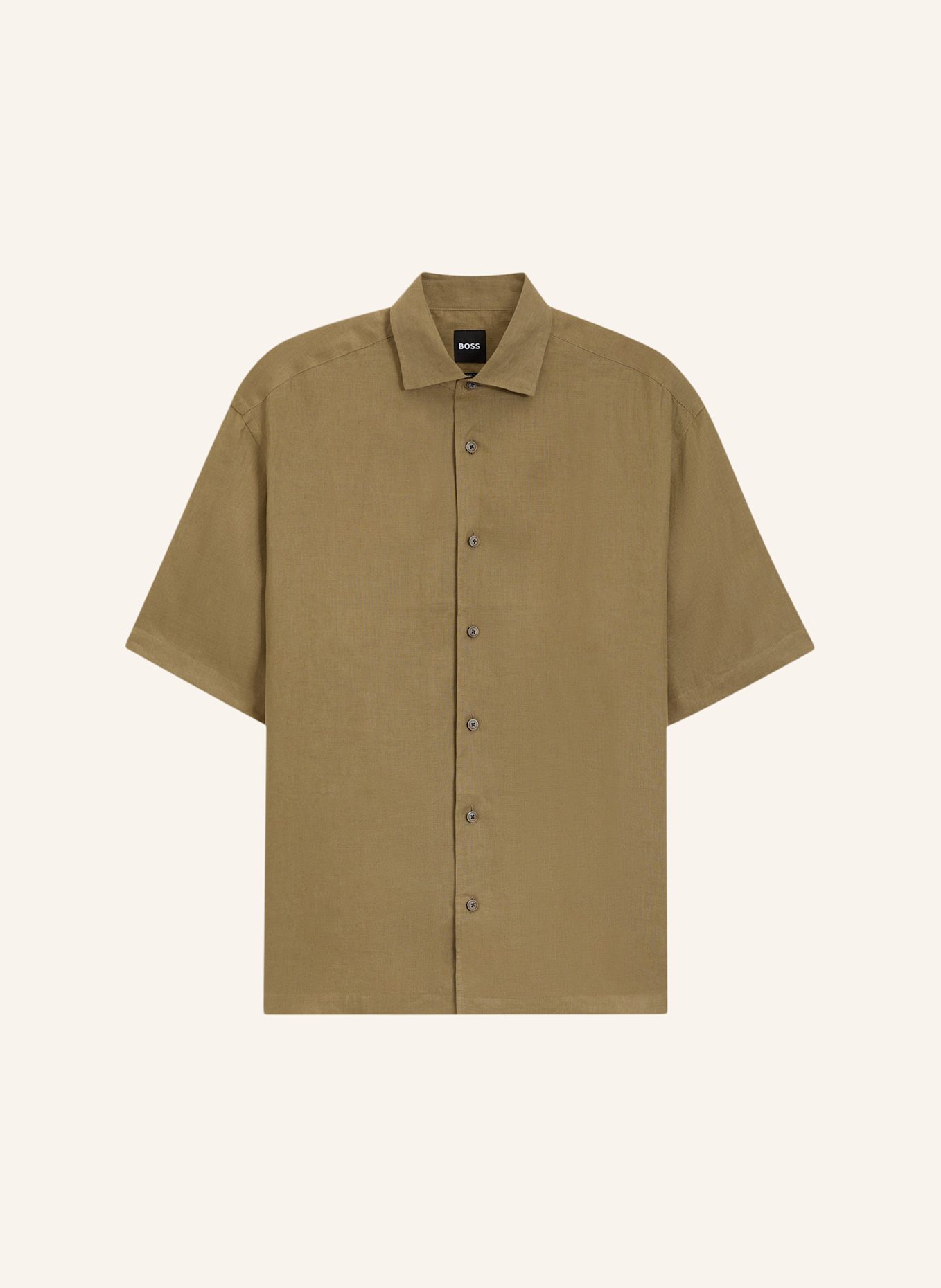 BOSS Business Hemd H-CESAR-1PIECE-SH_DB Relaxed Fit: GRÜN